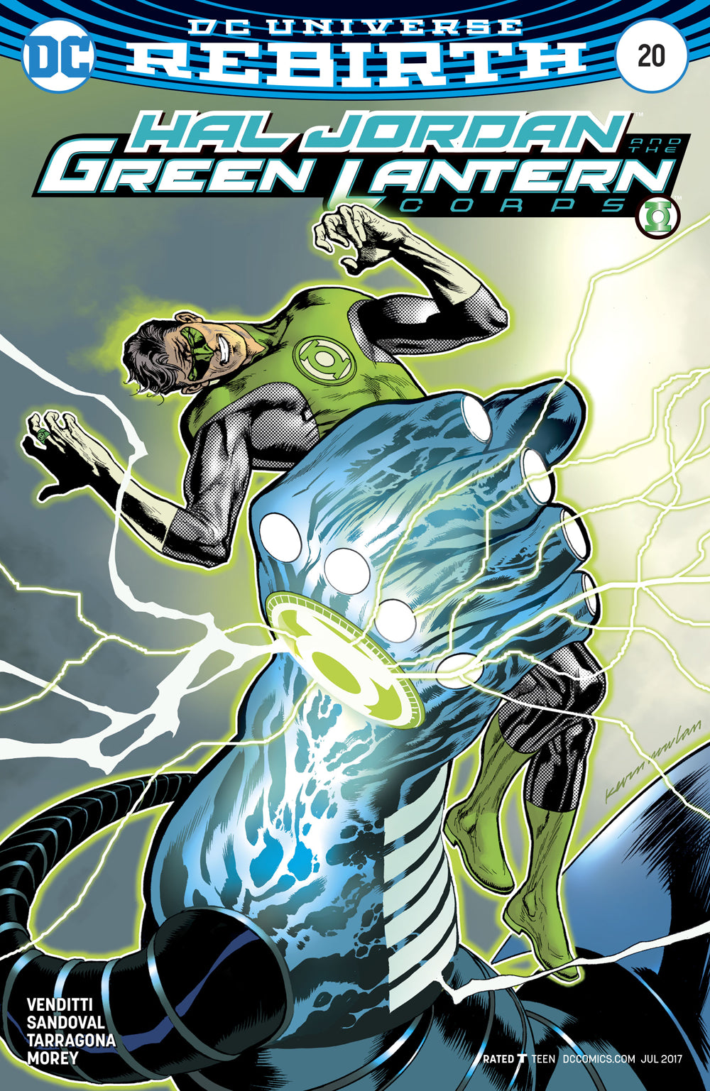 HAL JORDAN AND THE GREEN LANTERN CORPS #20 B DC 2017 Kevin Nowlan Variant - Golden Apple Comics