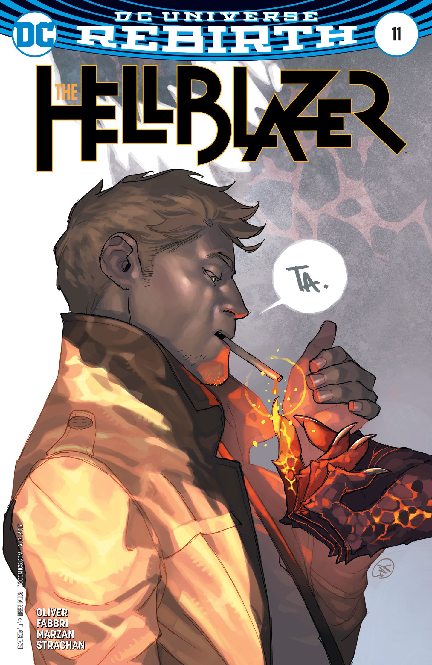 HELLBLAZER #11 B DC 2017 Yasmine Putri Variant