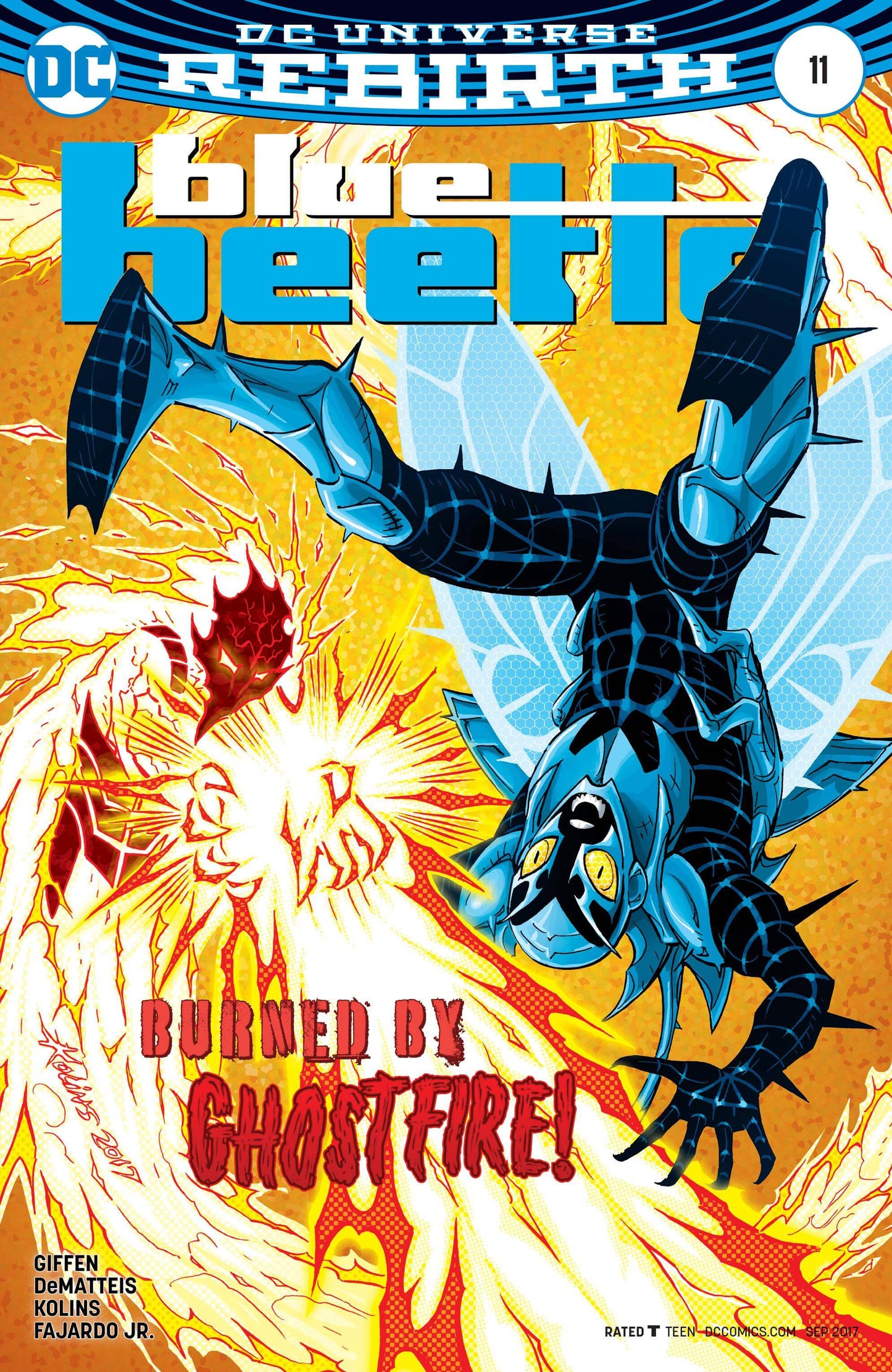 Blue Beetle #11 A DC 2017 Rebirth Scott Kolins Keith Giffen - Golden Apple Comics
