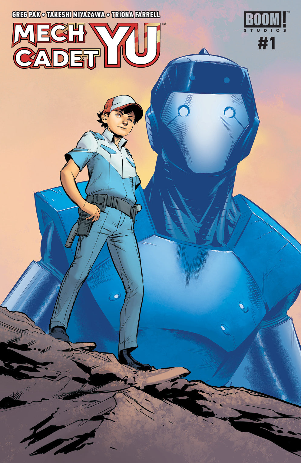 MECH CADET YU #1 B Boom 2017 Marcus To Sub Connecting Variant - Golden Apple Comics