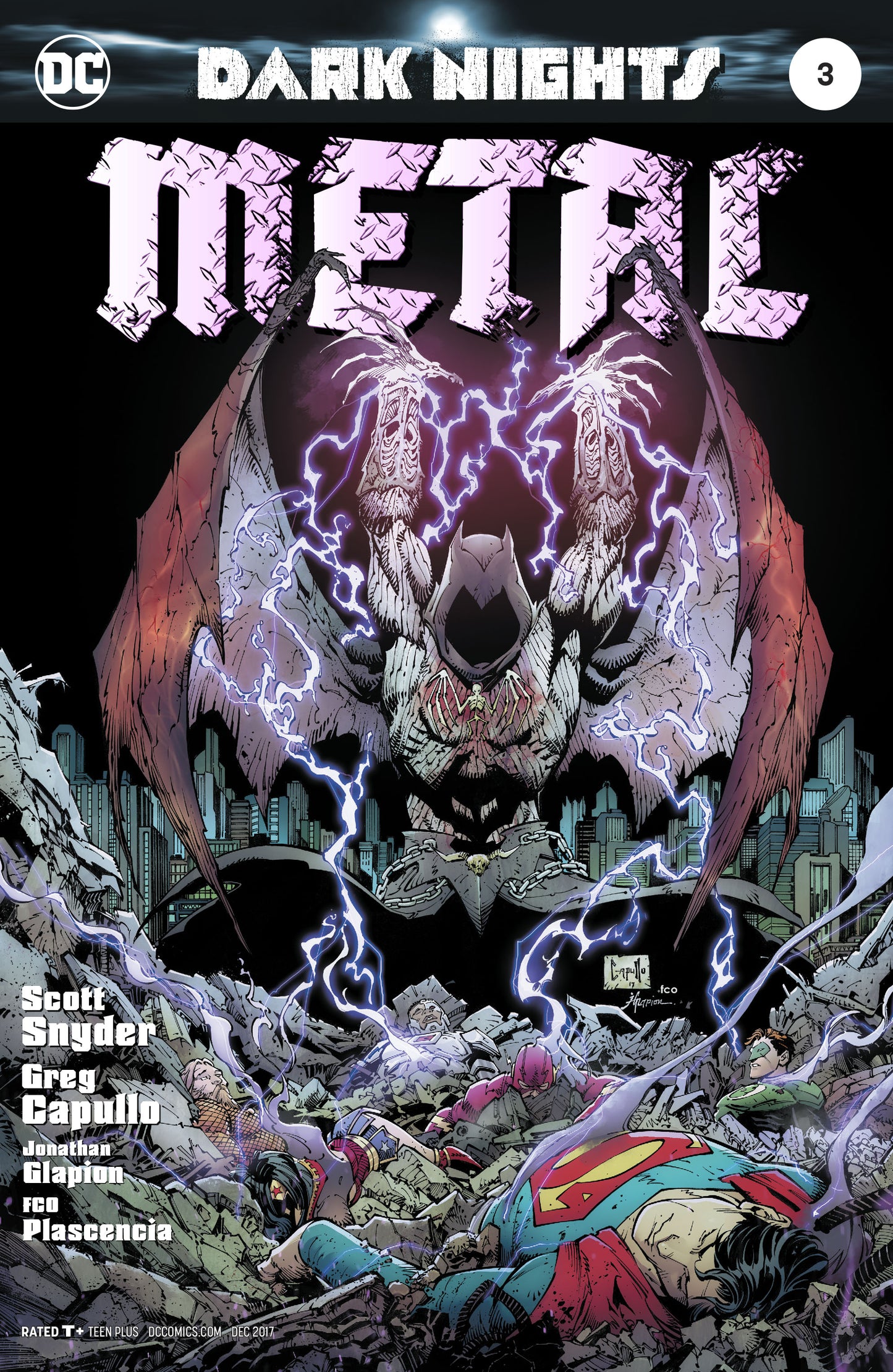 DARK NIGHTS METAL #3 A (OF 6) Greg Capullo Scott Snyder Batman Who Laughs