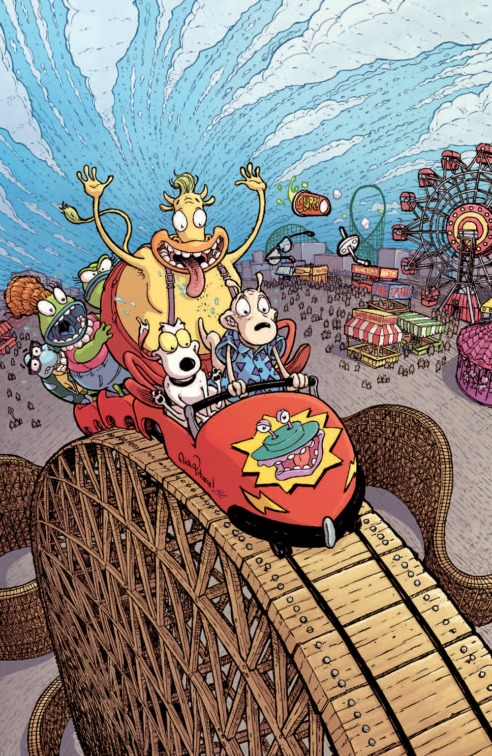 ROCKOS MODERN LIFE #1 20 COPY PITARRA INCV (NET) - Golden Apple Comics