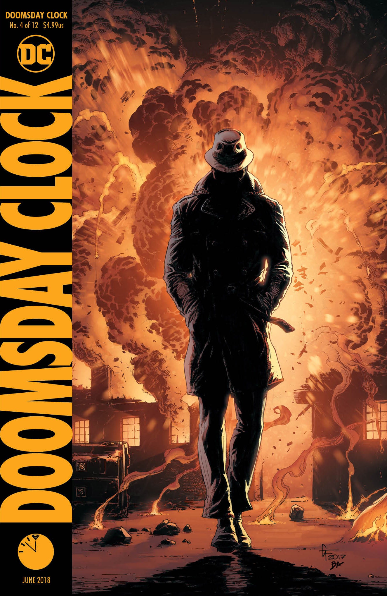 DOOMSDAY CLOCK #4 B (OF 12) Gary Frank Variant Watchmen