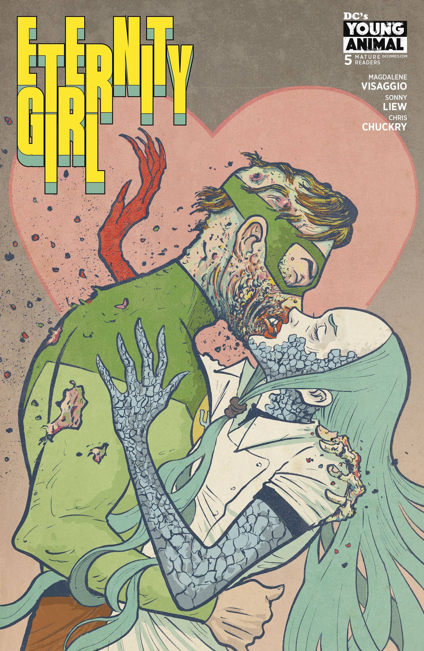 ETERNITY GIRL #5 (OF 6) Sonny Liew Madalene Visaggio Kiss Heart (MR) (07/11/2018) DC