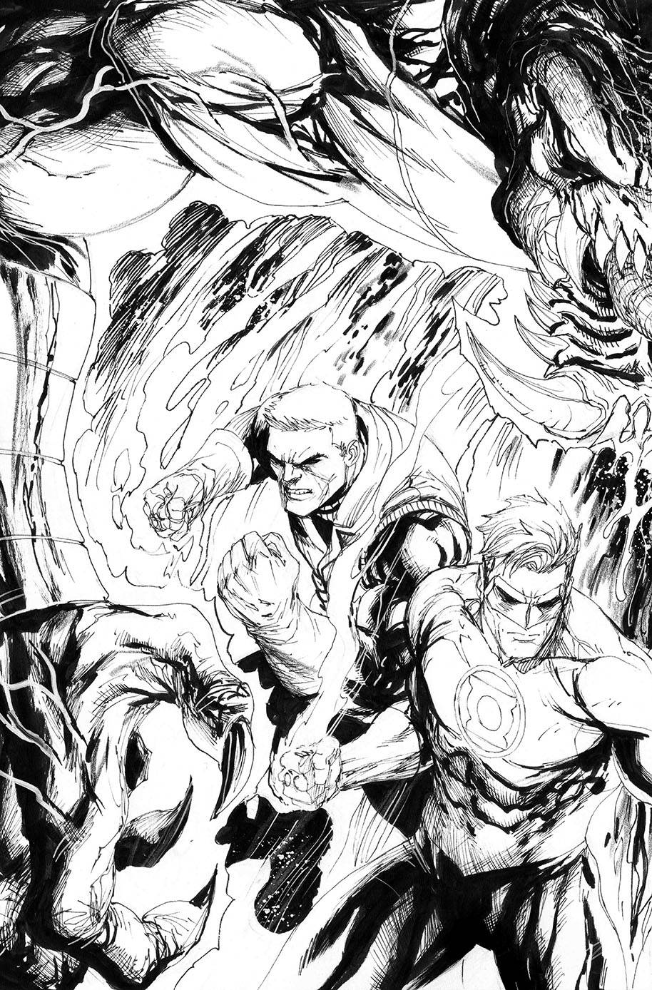 HAL JORDAN AND THE GREEN LANTERN CORPS #48 B Tyler Kirkham Variant (07/11/2018)