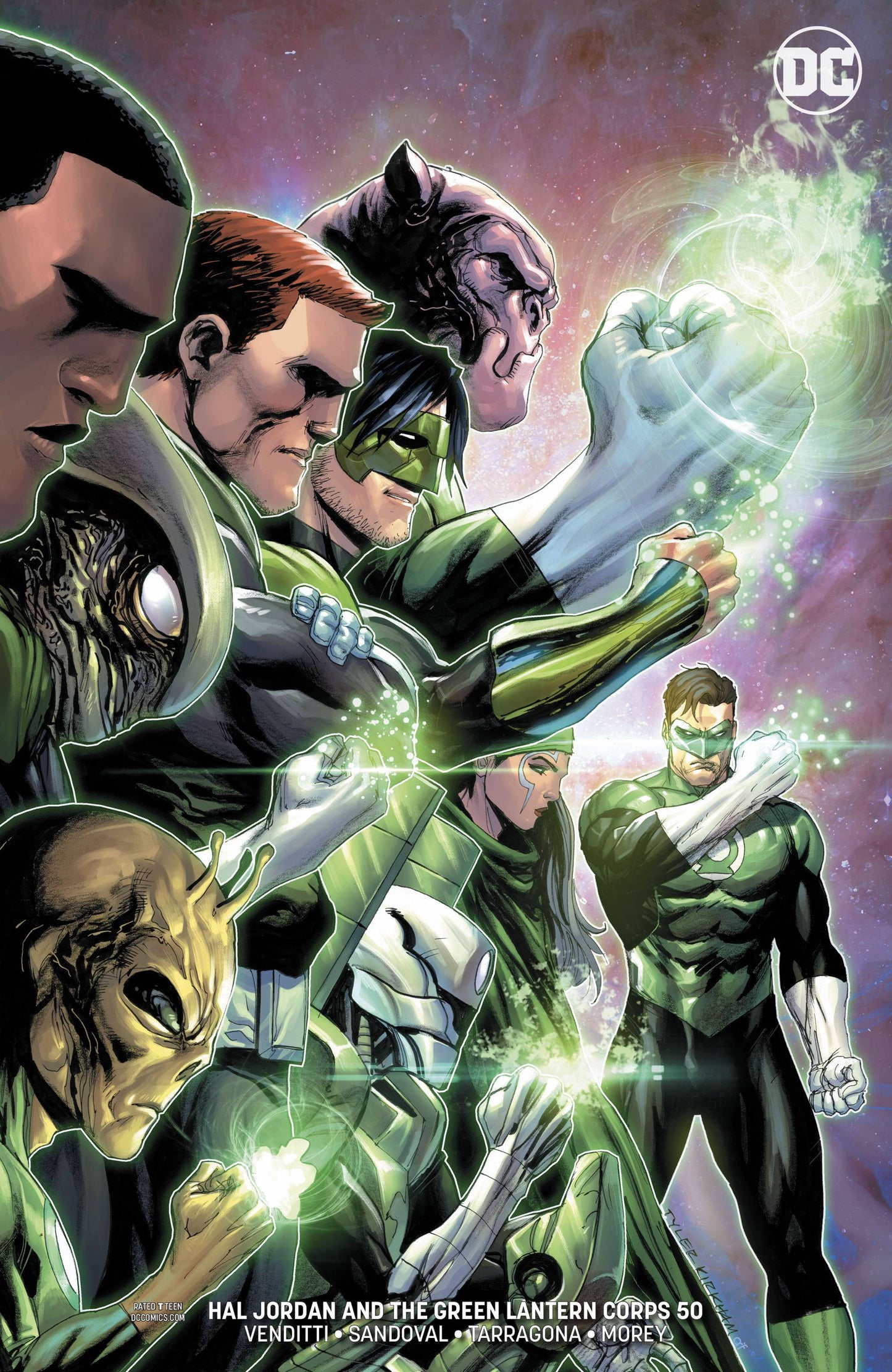 HAL JORDAN AND THE GREEN LANTERN CORPS #50 B Tyler Kirkham Variant (08/08/2018)