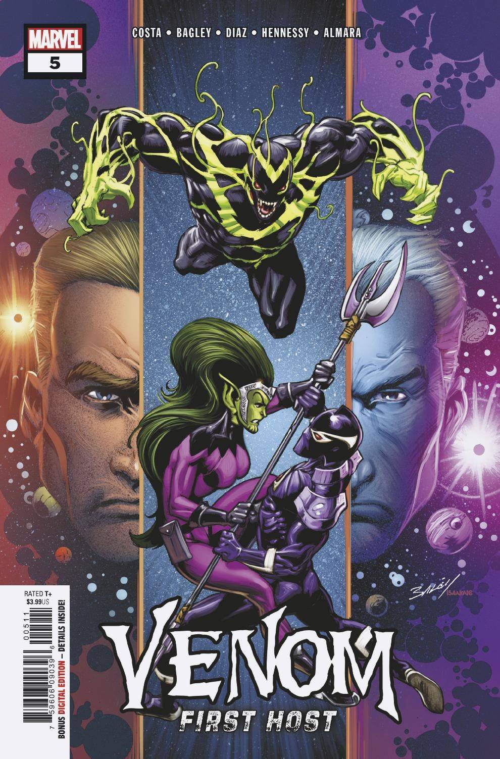 VENOM FIRST HOST #5 (OF 5) Marvel Mark Bagley Mike Costa (09/26/2018)