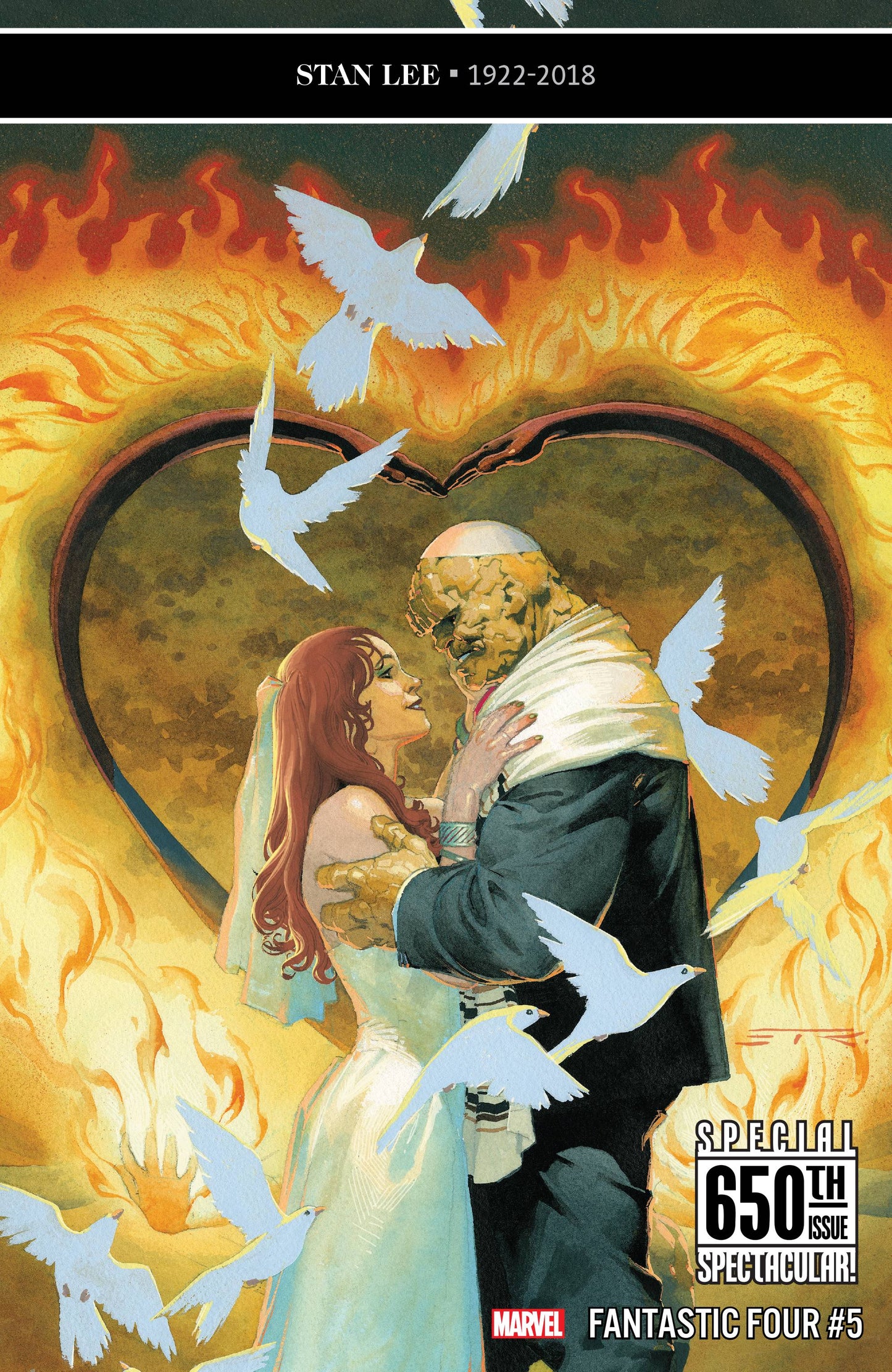 FANTASTIC FOUR #5 Marvel Esad Ribic Dan Slott Thing Wedding (12/26/2018)