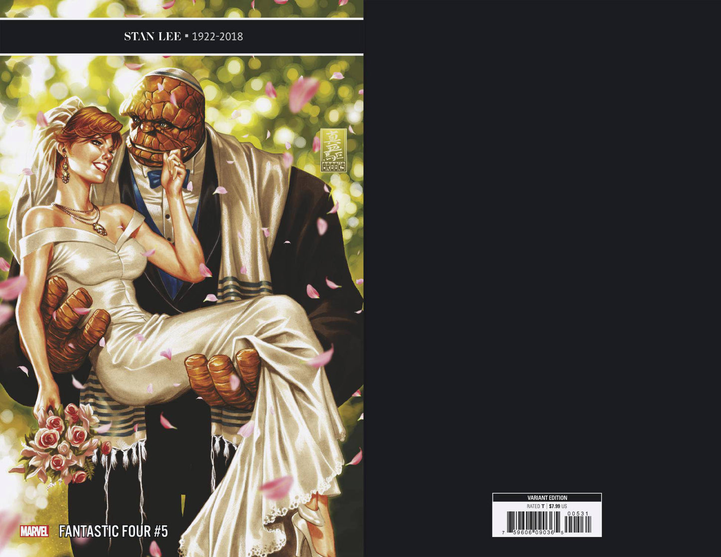 FANTASTIC FOUR #5 Marvel Mark Brooks Wedding Variant (12/26/2018) - Golden Apple Comics