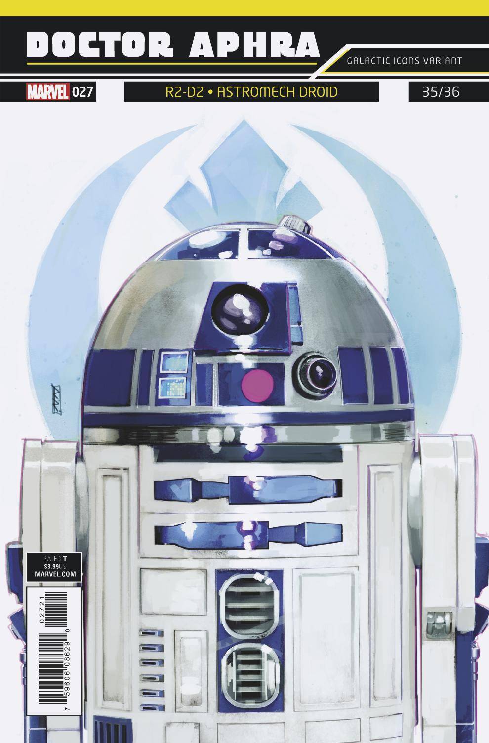 STAR WARS DOCTOR APHRA #27 Marvel Rod Reis Galactic Icons R2-D2 Variant (12/12/2018)