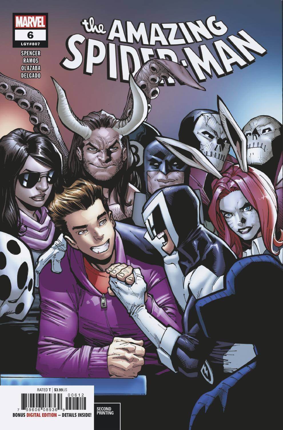Amazing Spider-Man 6 Marvel 2nd Print Humberto Ramos Variant (11/07/2018) - Golden Apple Comics