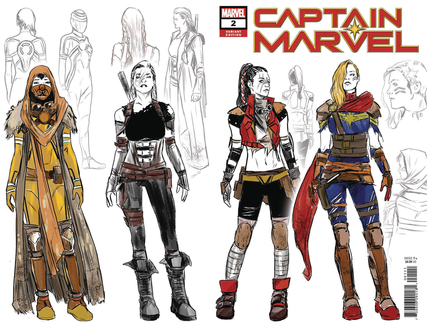 CAPTAIN MARVEL #2 C 1:10 Carmen Nune Carnero Design Variant (02/13/2019)