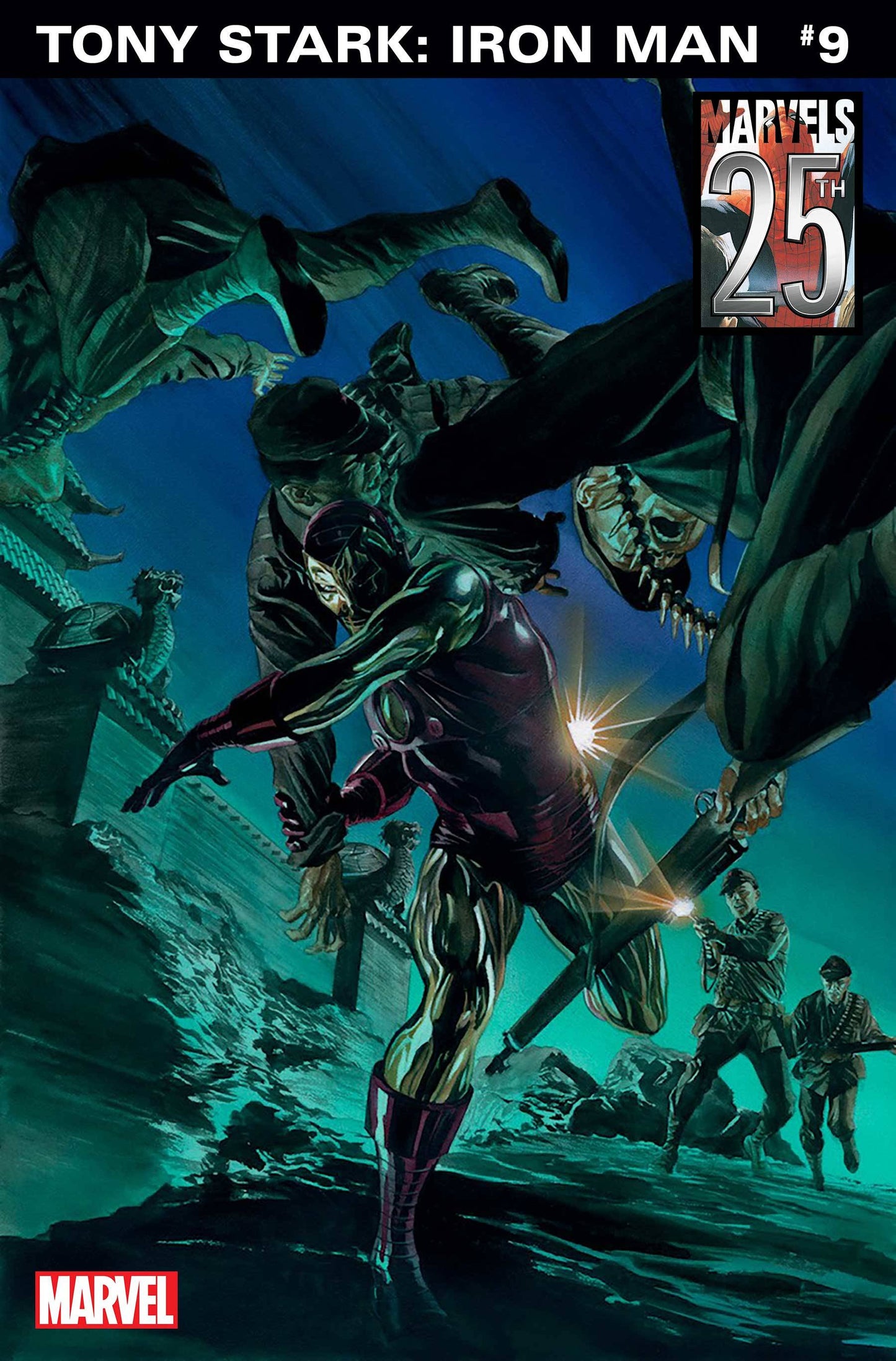 TONY STARK IRON MAN #9 C Marvel Alex Ross 25th Anniversary Variant (03/13/2019)