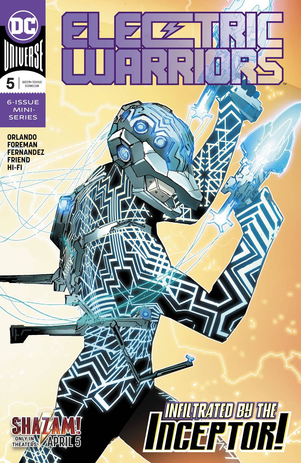 ELECTRIC WARRIORS #5 (OF 6) Travel Foreman Steve Orlando (03/13/2019) DC