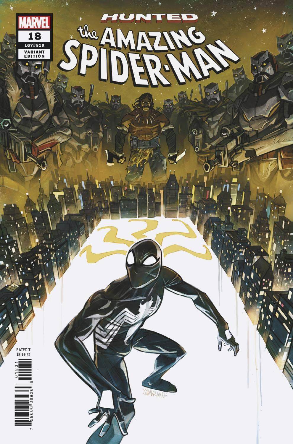 AMAZING SPIDER-MAN #18 1:25 Ivan Shavrin Variant (03/27/2019) MARVEL