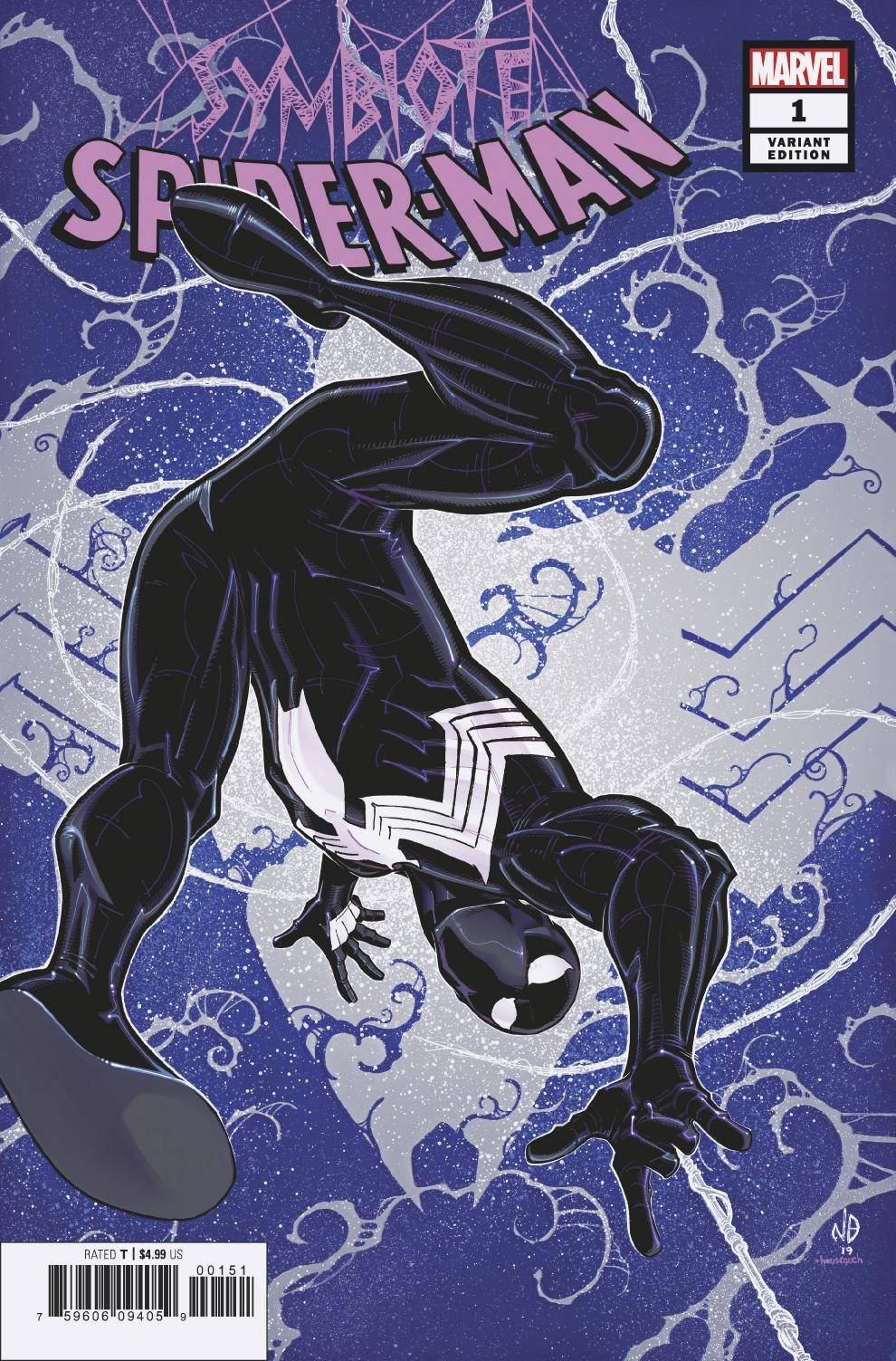 Symbiote Spider-Man #1 1:25 Nick Bradshaw Variant (04/10/2019) Marvel - Golden Apple Comics