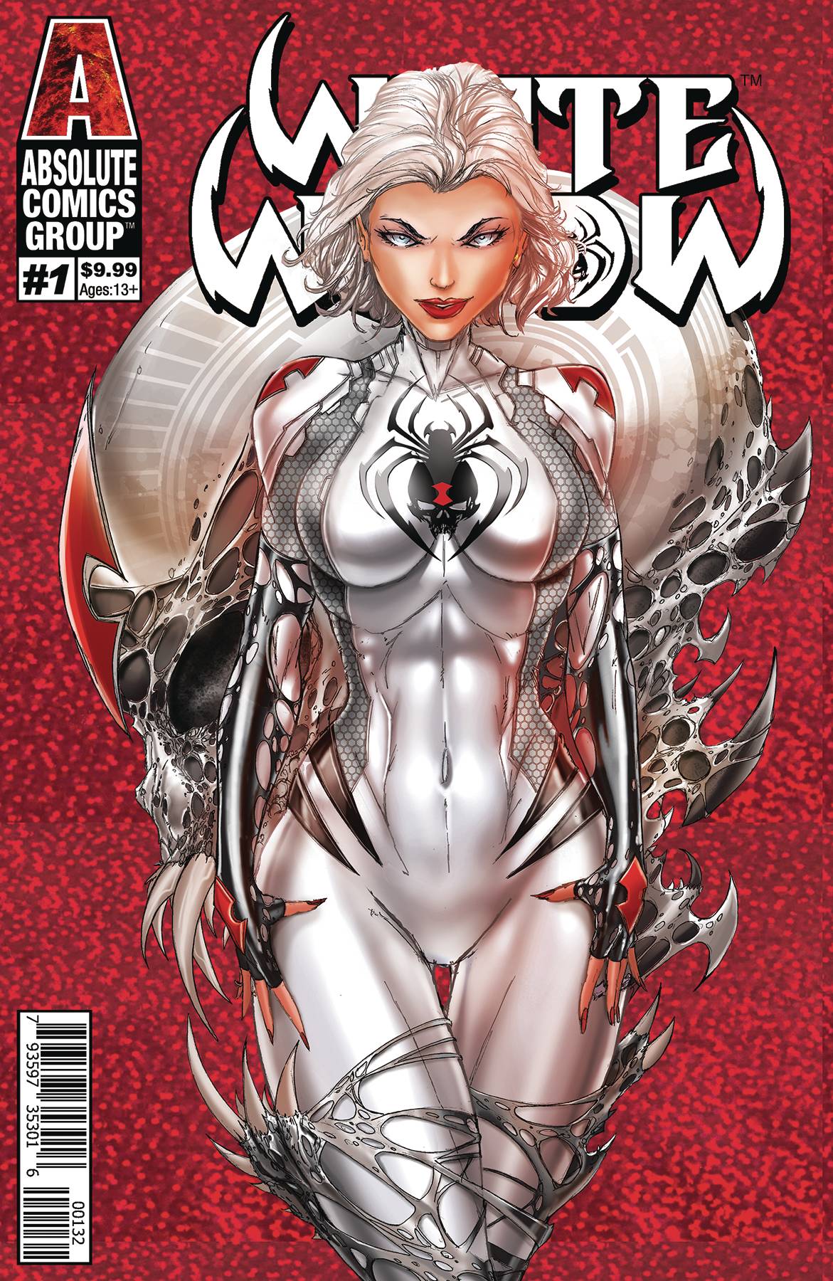 White Widow 1 C Red Giant 2nd Print Jamie Tyndall GGA Variant (03/27/2019) - Golden Apple Comics