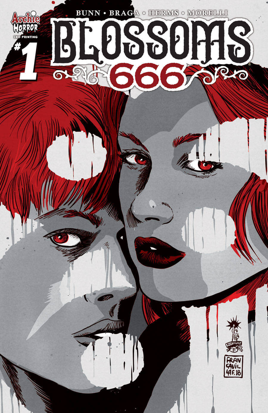 BLOSSOMS 666 #1 Archie 2nd Print Francesco Francavilla Variant (03/06/2019)