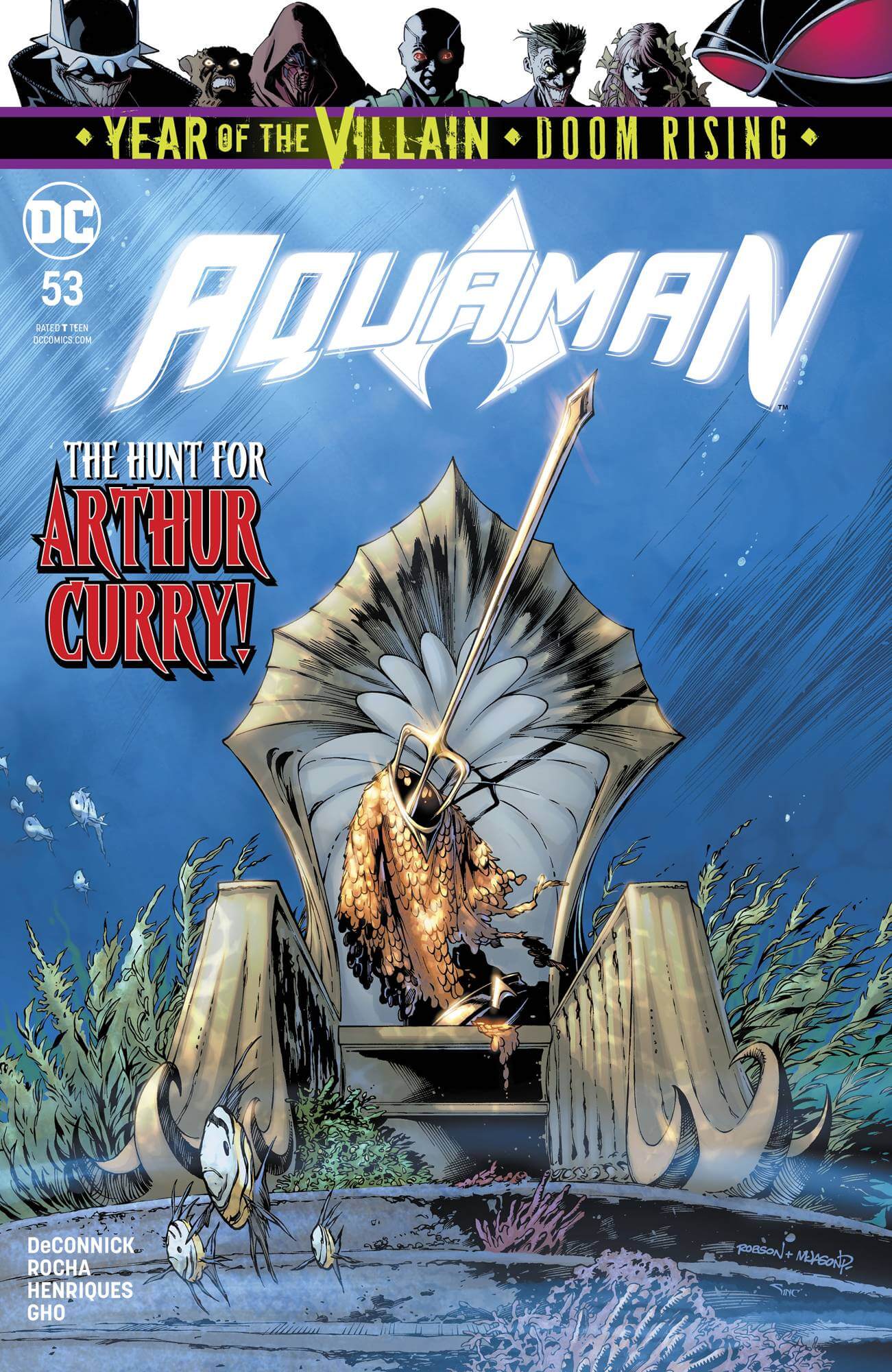 AQUAMAN #53 A Robson Rocha YOTV Kelly Sue DeConnick (10/16/2019) DC