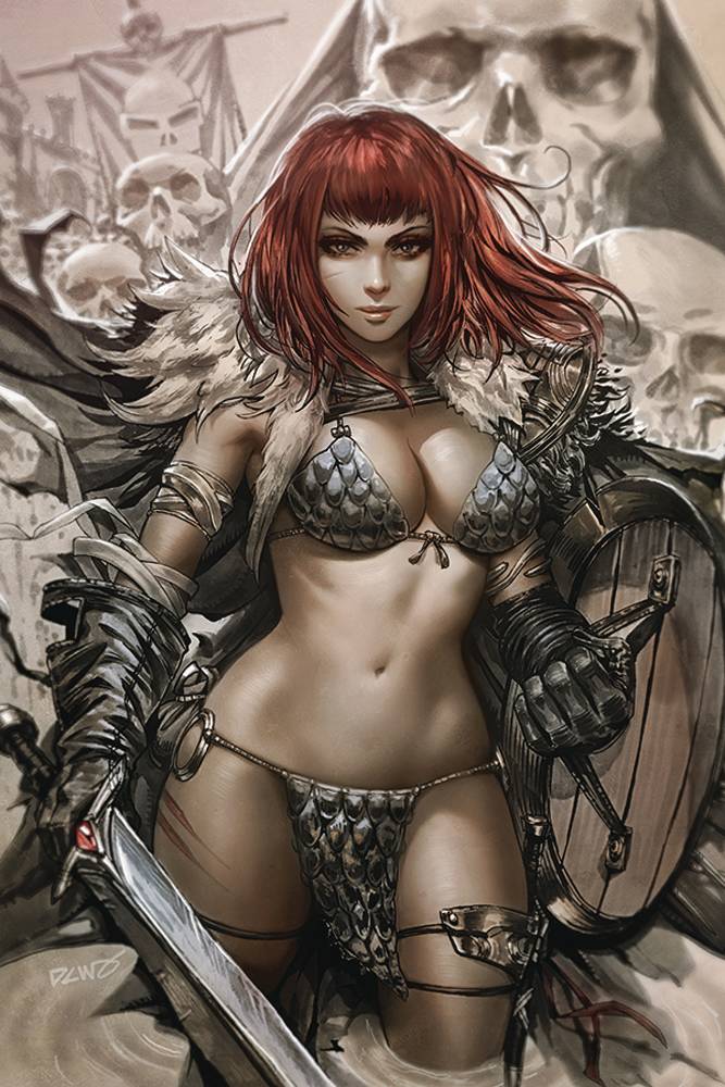 RED SONJA VAMPIRELLA #1 1:25 Derrick Chew Virgin FOC Variant (09/04/2019) DYNAMITE
