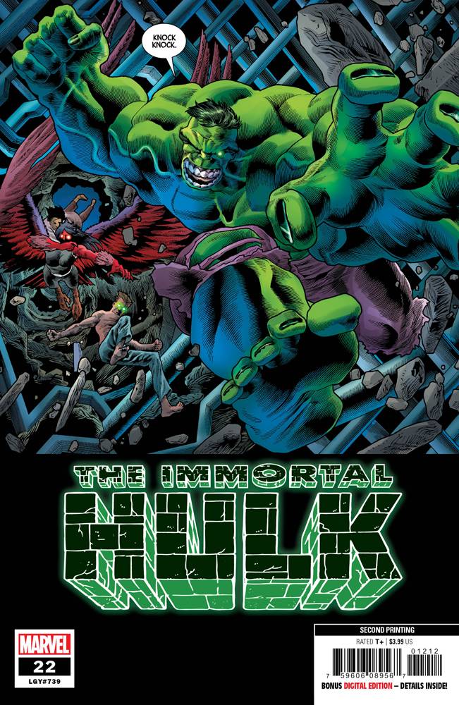 IMMORTAL HULK #22 2nd Print Joe Bennet Variant (09/11/2019) MARVEL