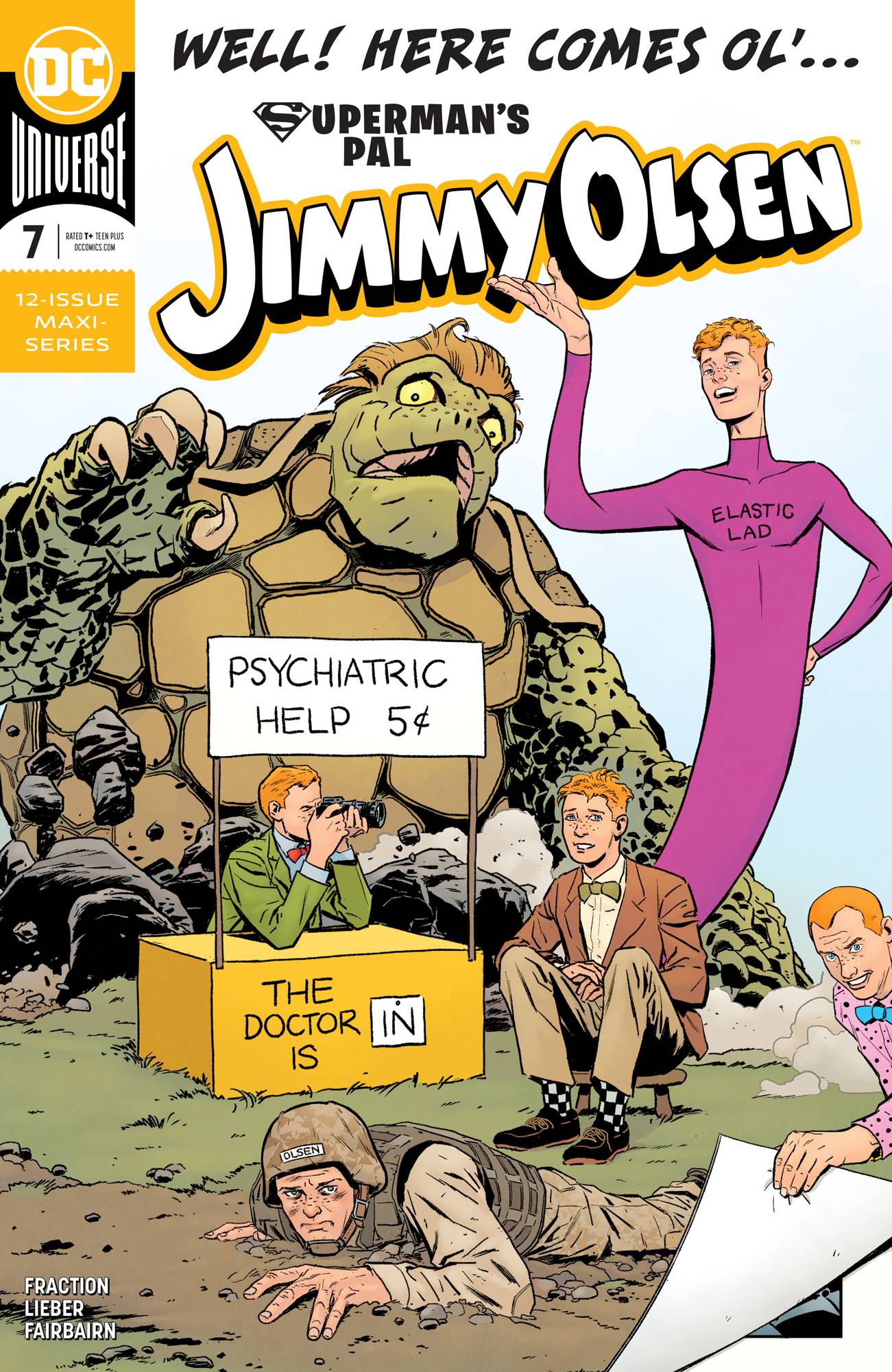 SUPERMANS PAL JIMMY OLSEN #7 A (OF 12) Steve Lieber Matt Fraction Charlie Brown (01/15/2020) DC