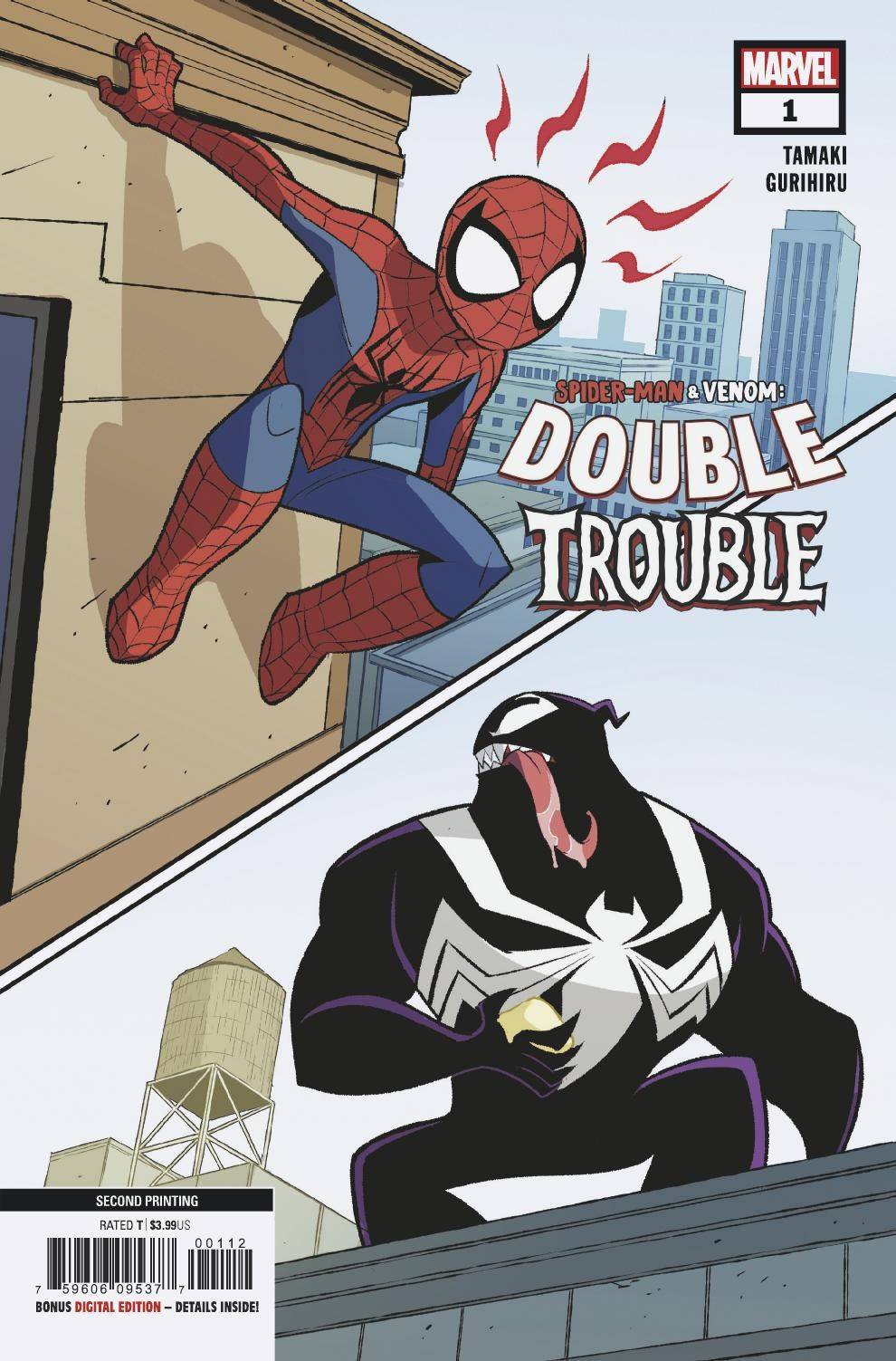 SPIDER-MAN & VENOM DOUBLE TROUBLE #1 (OF 4) 2nd Print Gurihiru Variant (12/11/2019) MARVEL