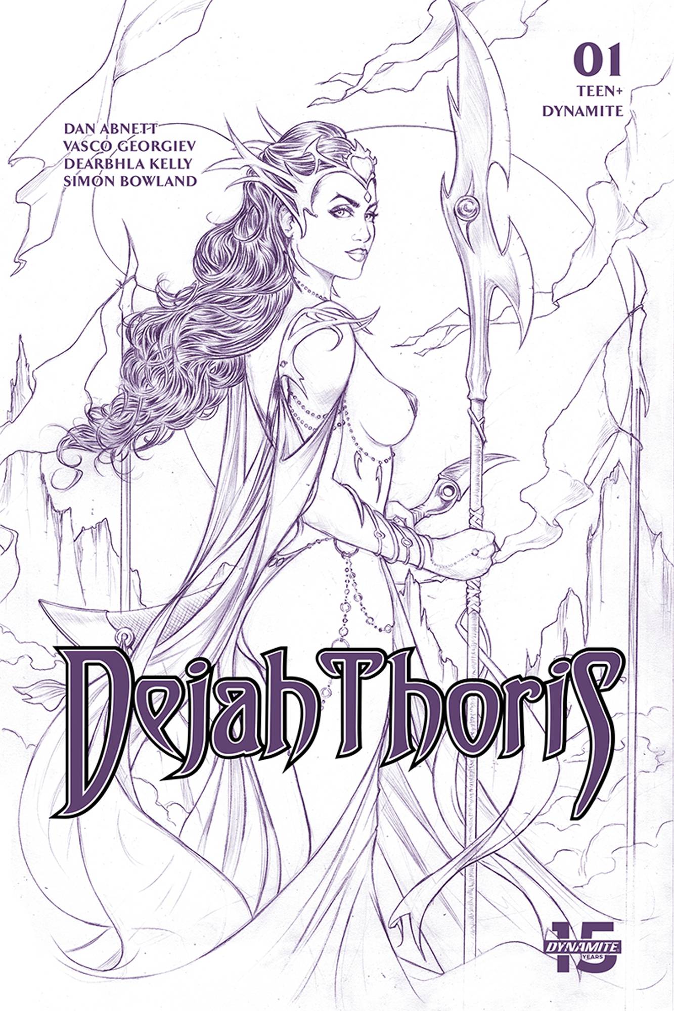 DEJAH THORIS (2019) #1 1:15 Billy Tucci Lines Tint FOC Variant (12/11/2019) DYNAMITE