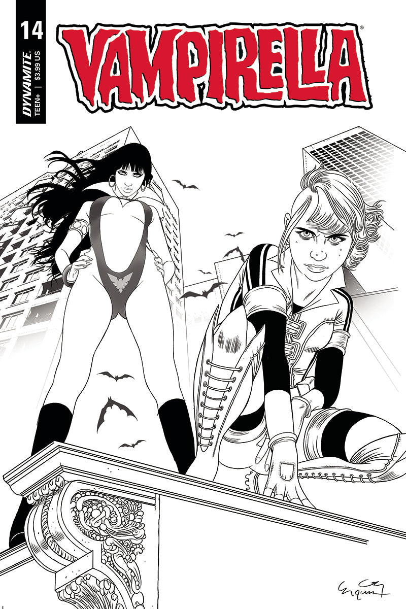 Vampirella #14 1:20 Ergun Gunduz B&W Variant (10/14/2020) Dynamite