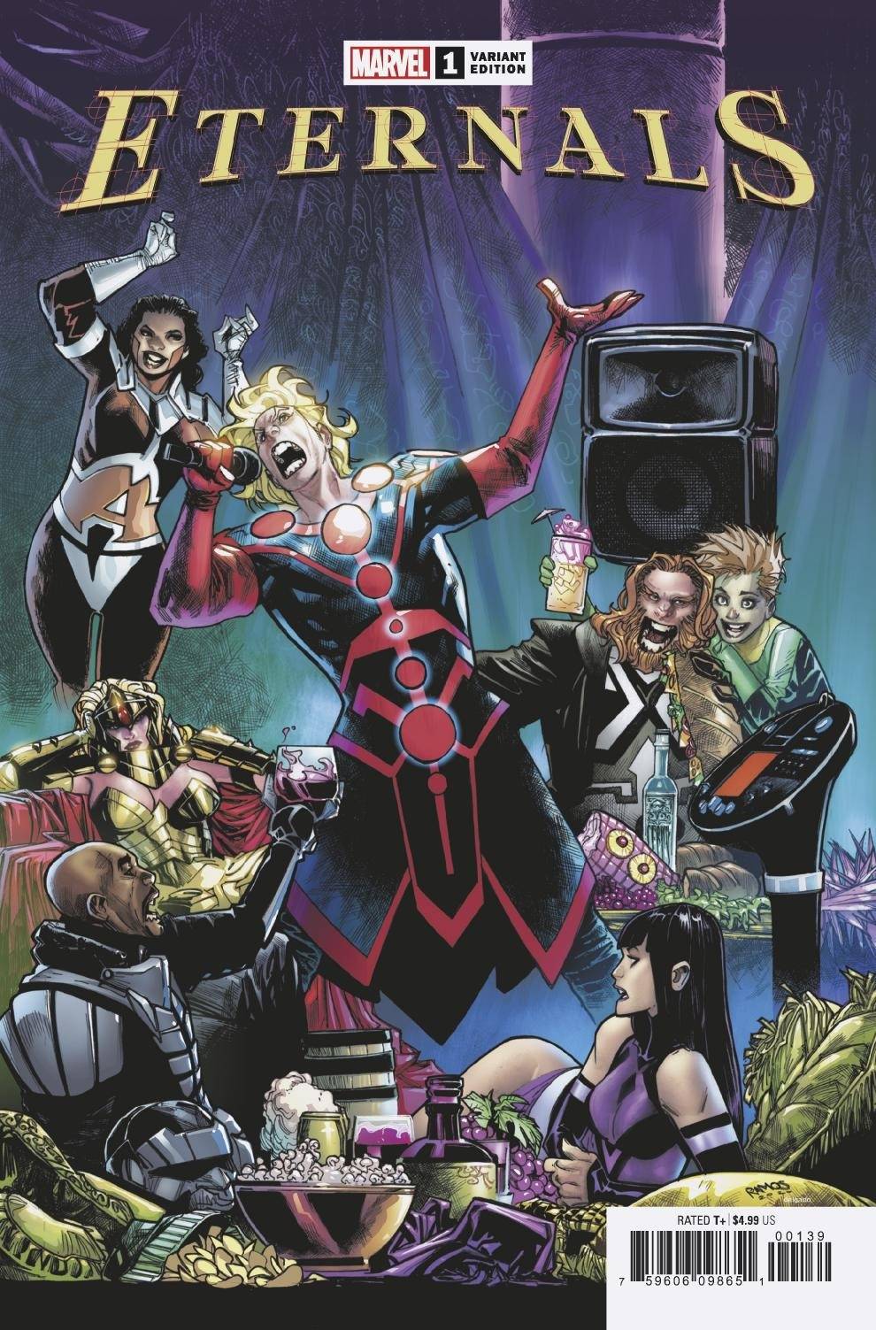 Eternals #1 N Humberto Ramos Launch Variant (01/06/2021) Marvel - Golden Apple Comics