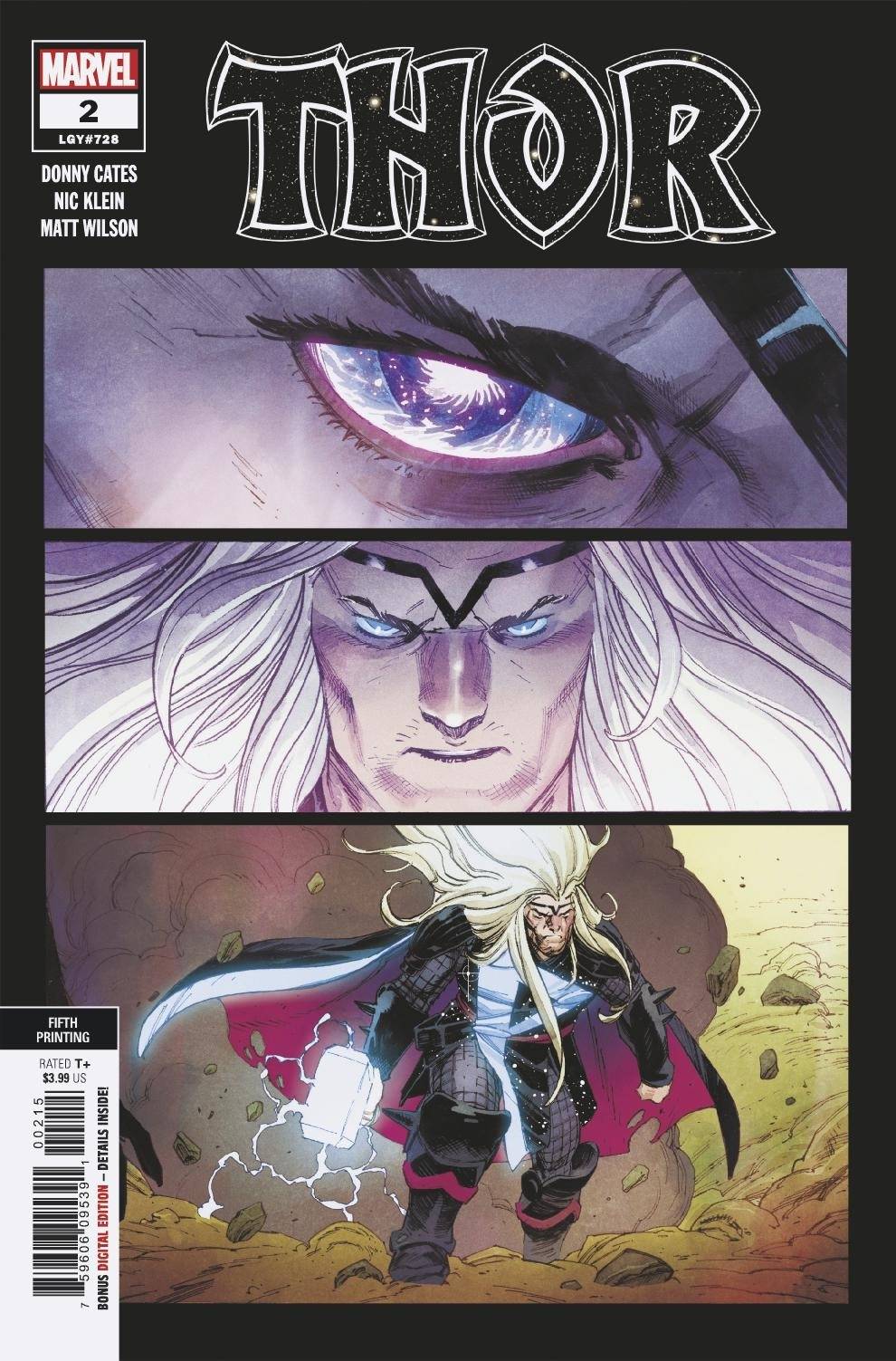 THOR #2 5th Print Variant (09/23/2020) MARVEL
