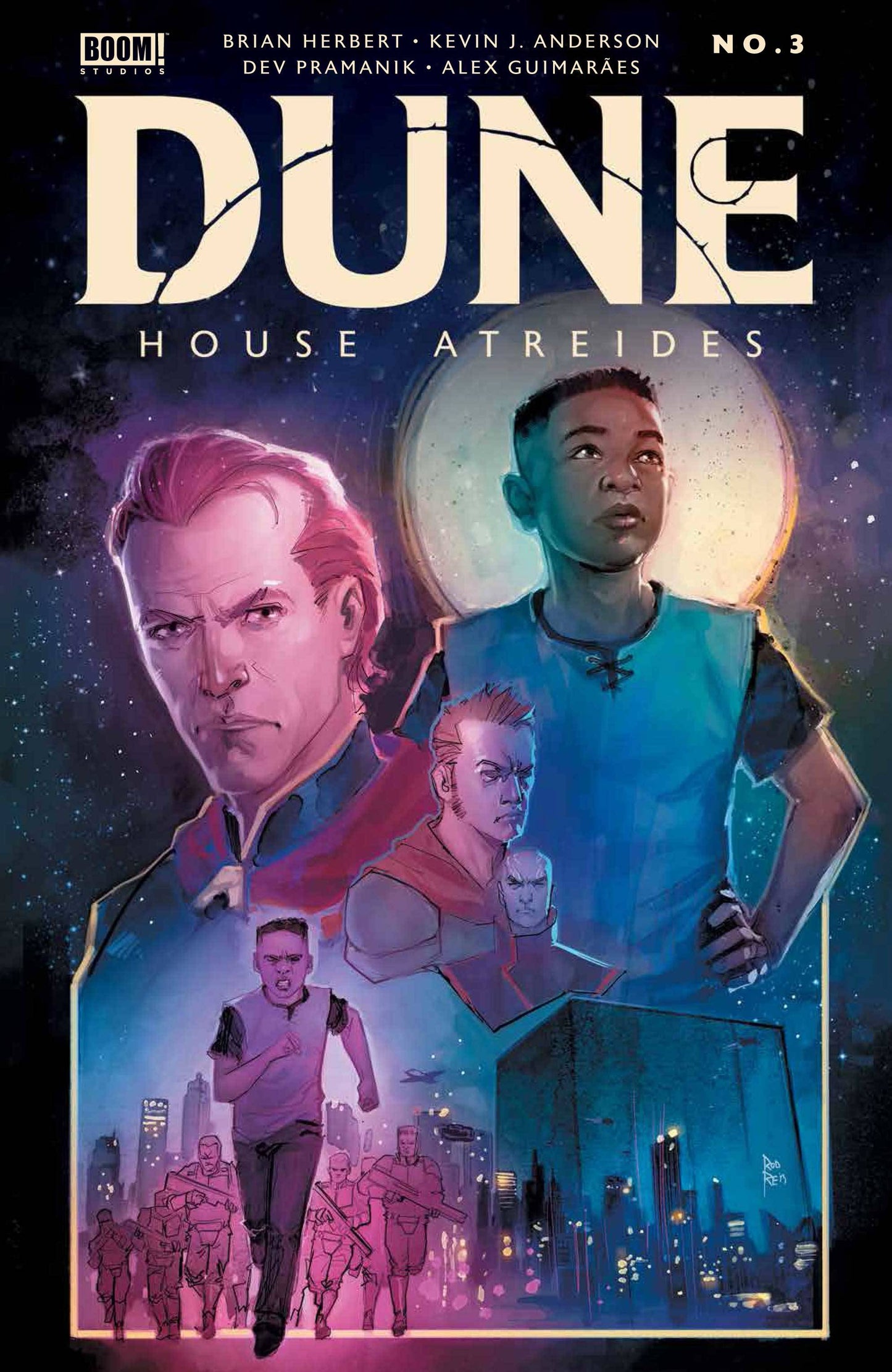 Dune House Atreides #3 (Of 12) B Rod Reis Variant (12/23/2020) Boom