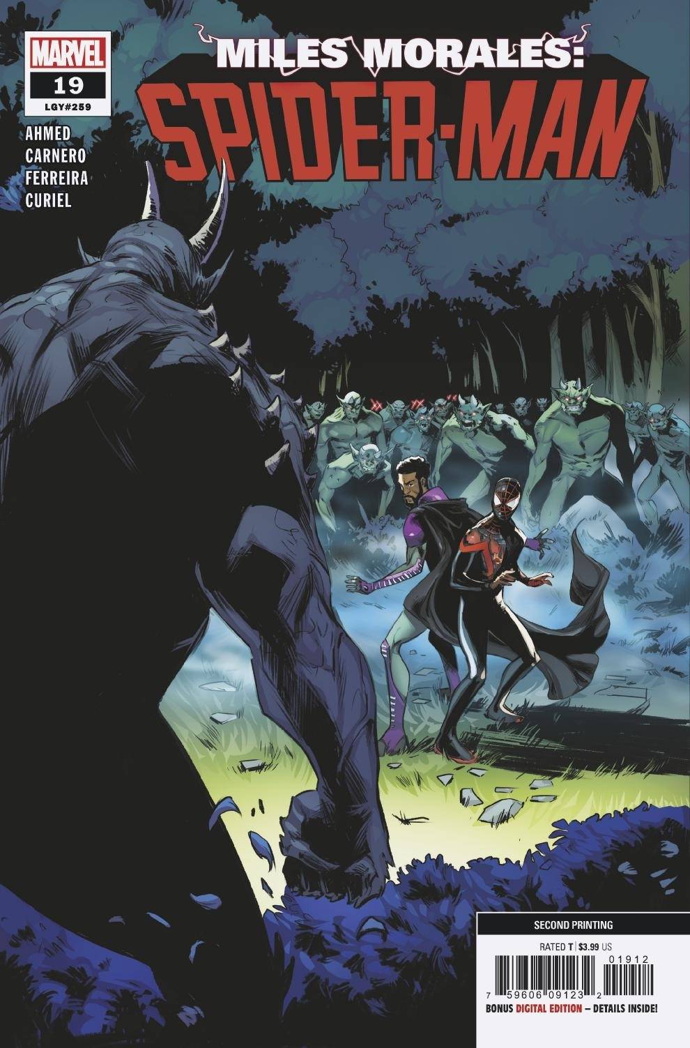Miles Morales Spider-Man #19 2nd Print Variant Out (11/18/2020) Marvel