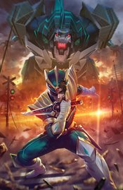 Mighty Morphin #4 Boom 2021 1:100 Derrick Chew Virgin Green Power Ranger Variant