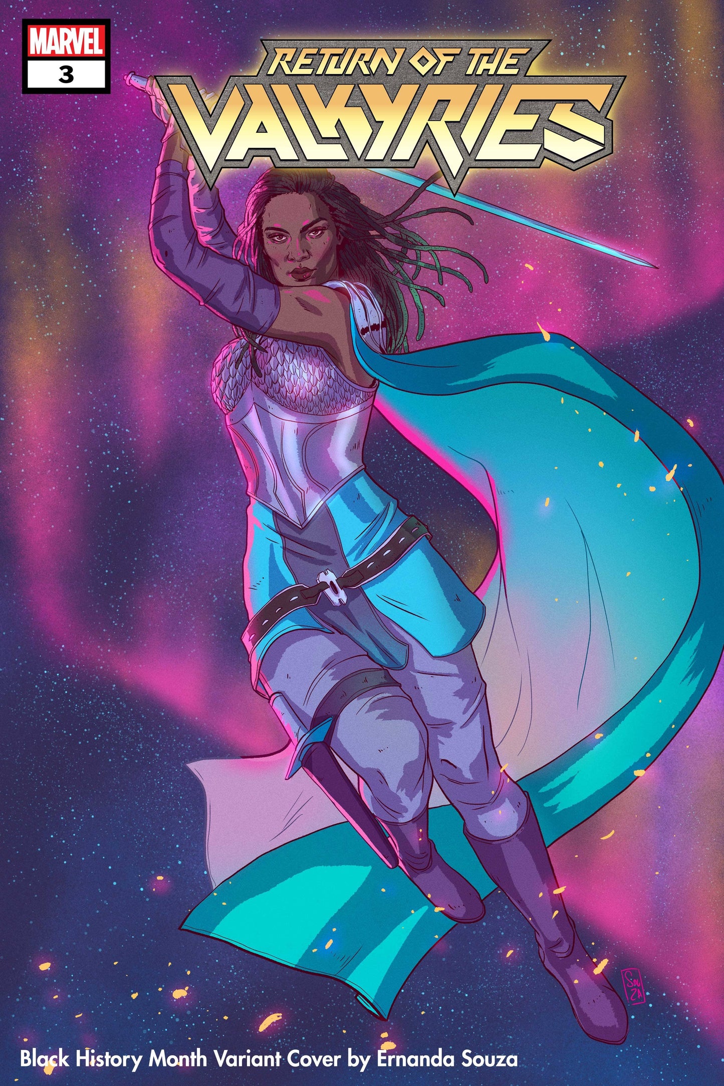 King In Black Return Of Valkyries #3 D (Of 4) Ernanda Souza Black History Variant (02/24/2021) Marvel