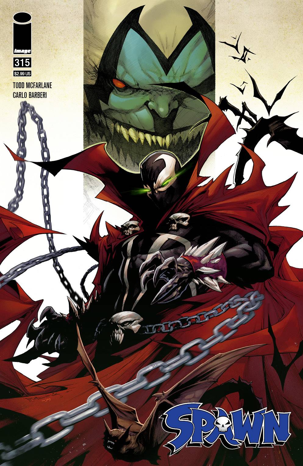 Spawn #315 C Carlo Barberi Variant (02/24/2021) Image
