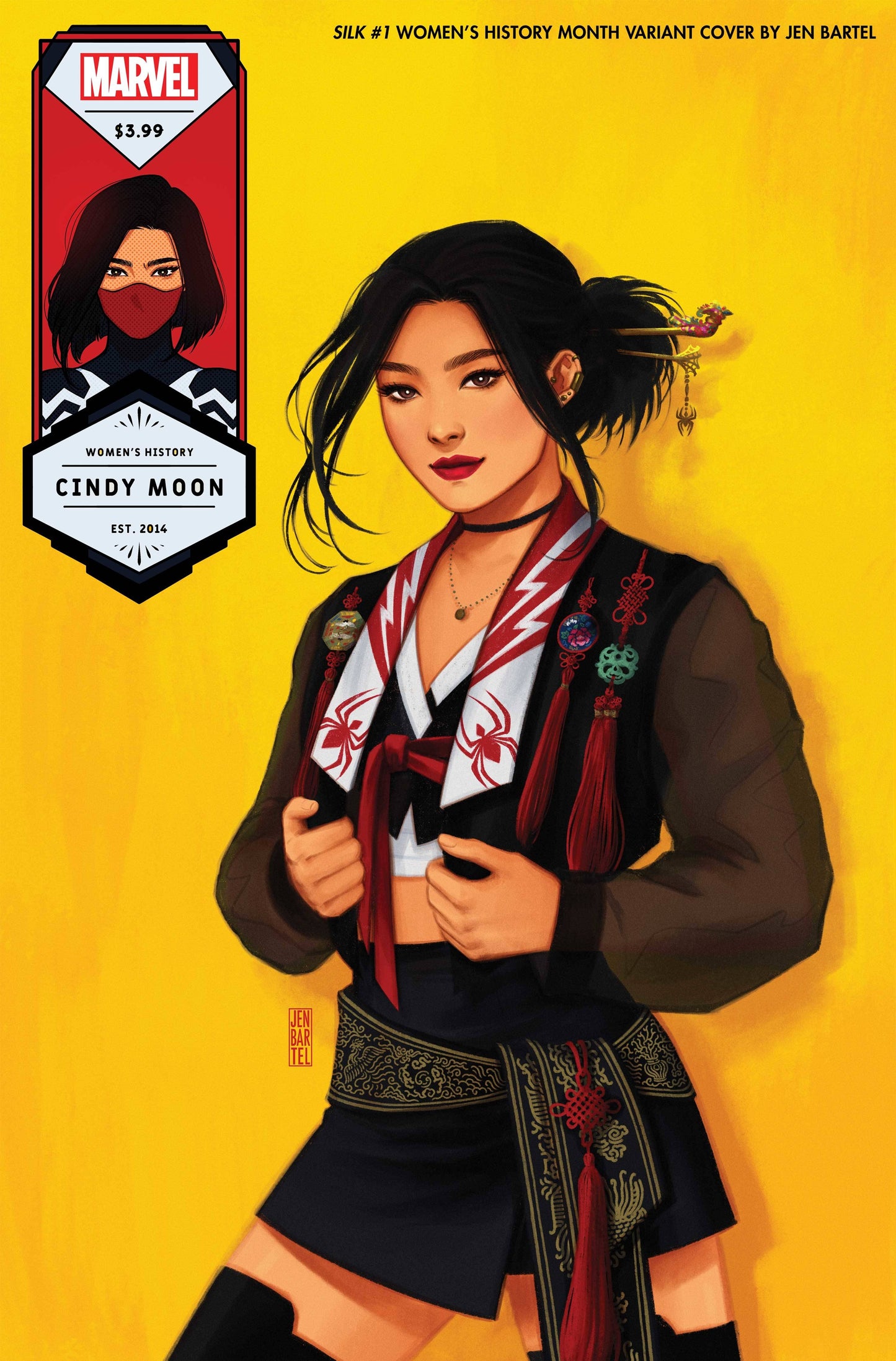 Silk #1 E (Of 5) Jen Bartel Silk Womens History Month Variant (03/31/2021) Marvel