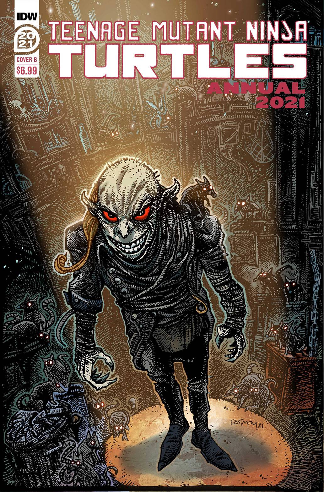 Tmnt Annual 2021 B Kevin Eastman Variant Teenage Mutant Ninja Turtles (07/28/2021) Idw - Golden Apple Comics