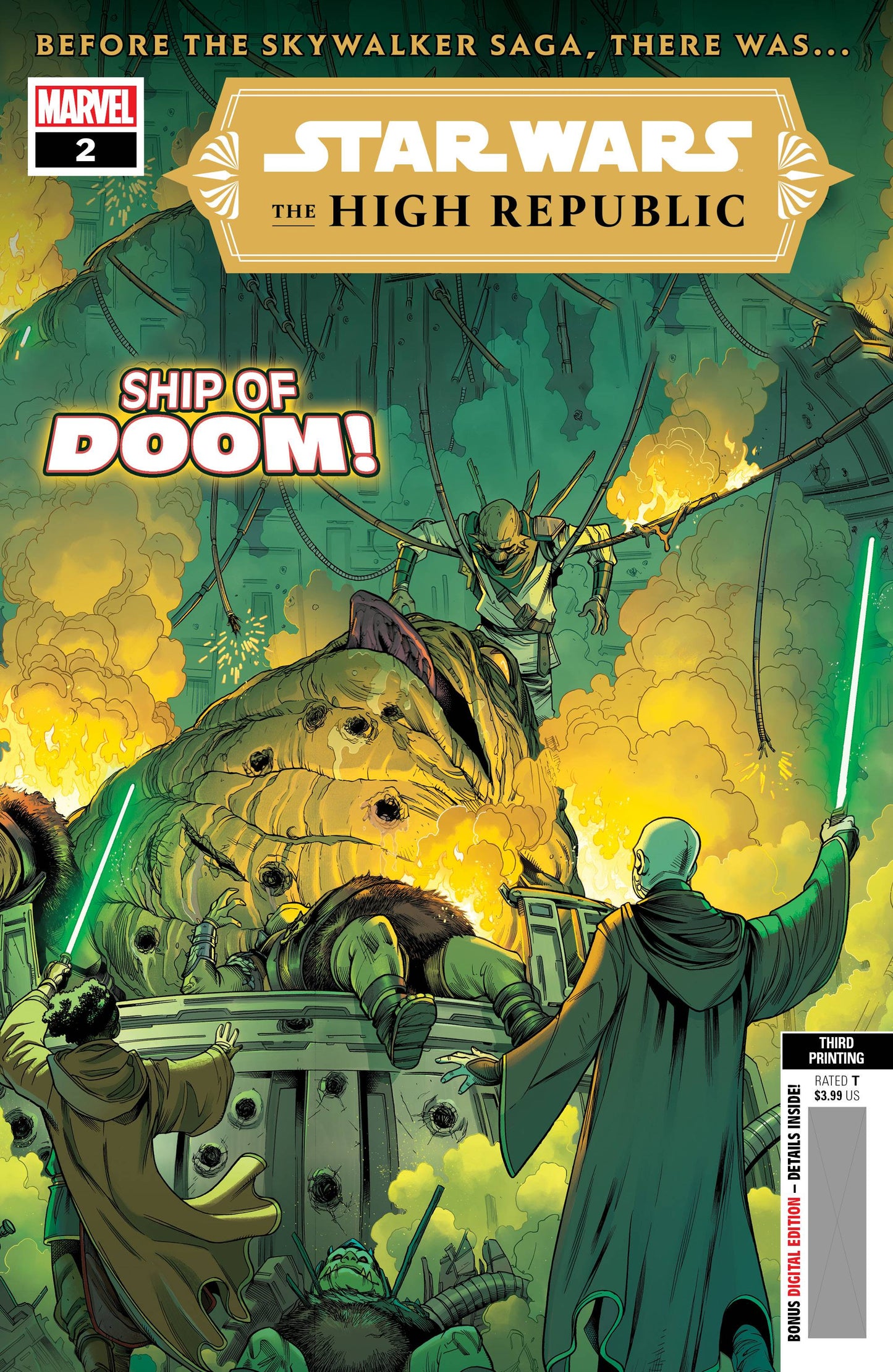 Star Wars High Republic #2 3rd Print Variant (03/31/2021) Marvel