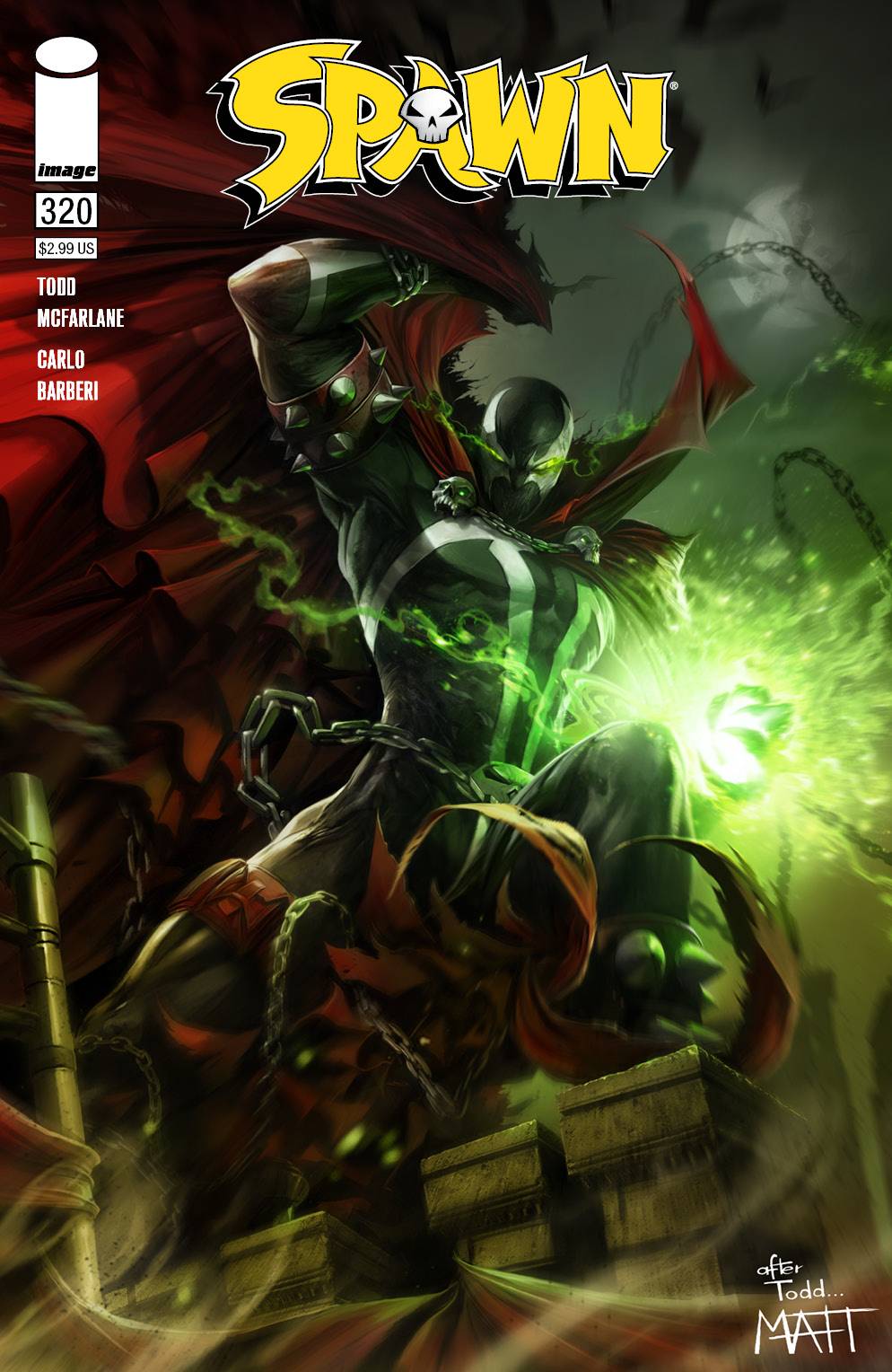 Spawn #320 C Francesco Mattina Variant (07/28/2021) Image