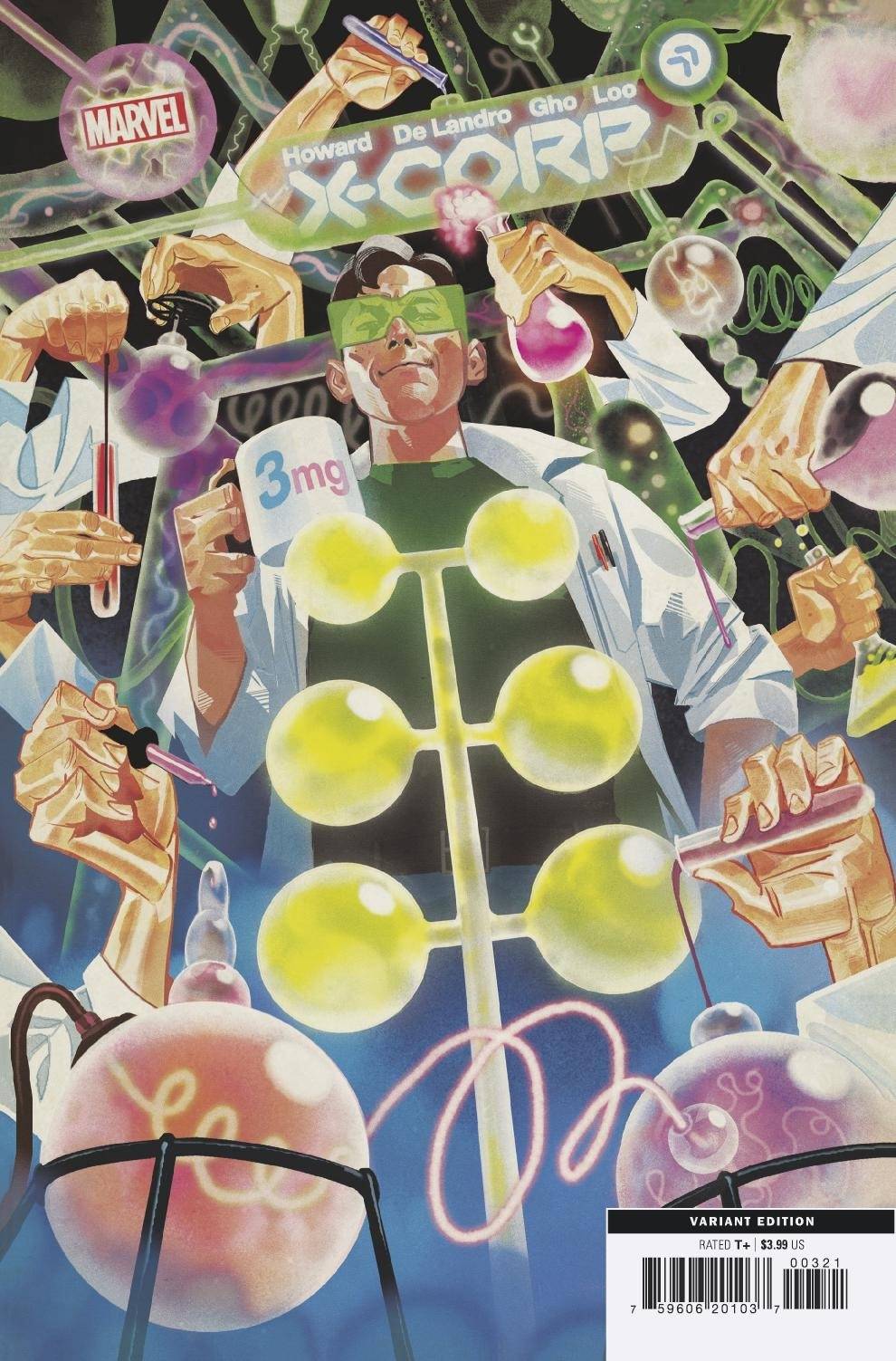 X-Corp #3 B Mike Del Mundo Variant (07/14/2021) Marvel - Golden Apple Comics
