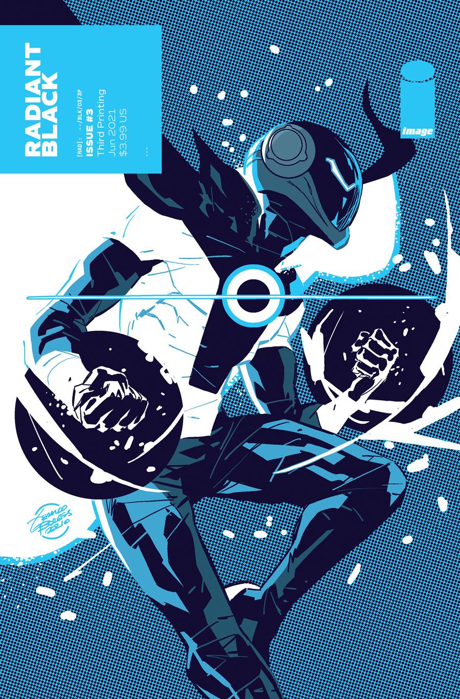 Radiant Black #3 3rd Print Marcello Costa Variant (06/23/2021) Image - Golden Apple Comics