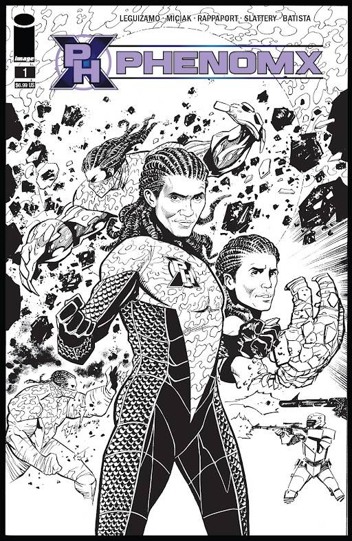 Phenom X #1 C 1:10 Jim Muniz B&W Variant (11/10/2021) Image