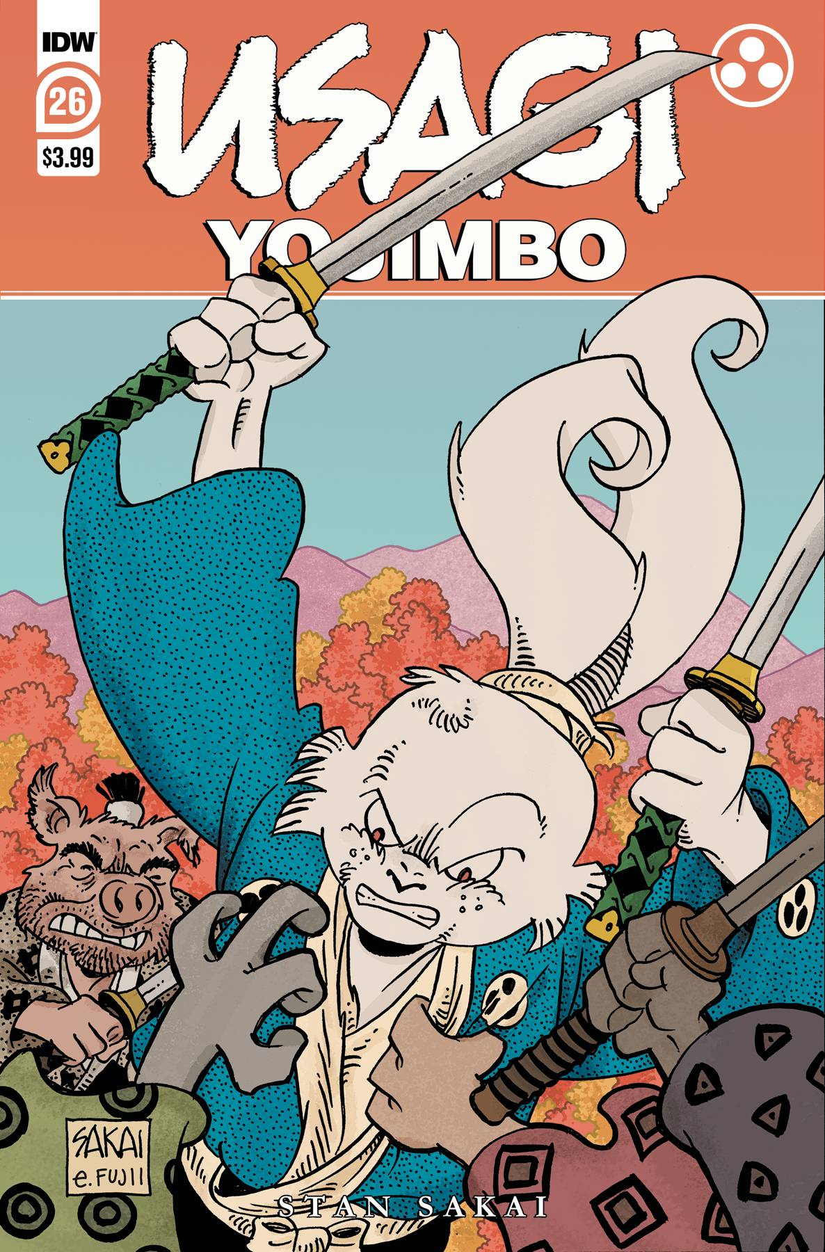 Usagi Yojimbo #26 A Stan Sakai (02/16/2022) Idw