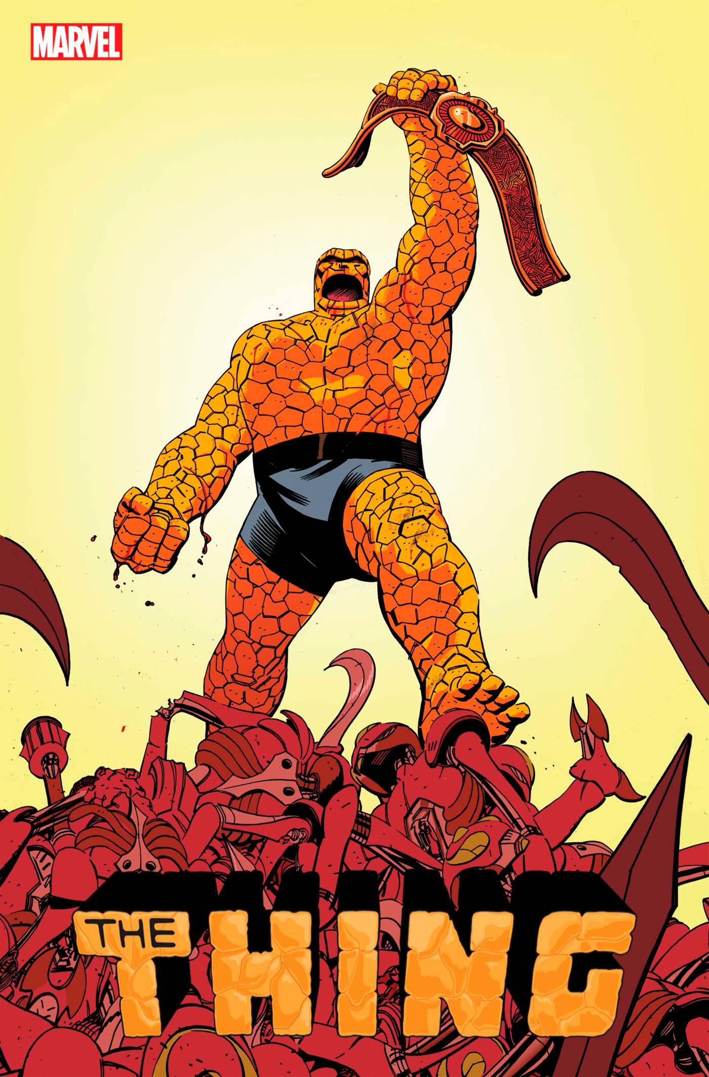 The Thing #5 (of 6) Tom Reilly Walter Mosely WWE Wrestling Belt (03/02/2022) Marvel - Golden Apple Comics