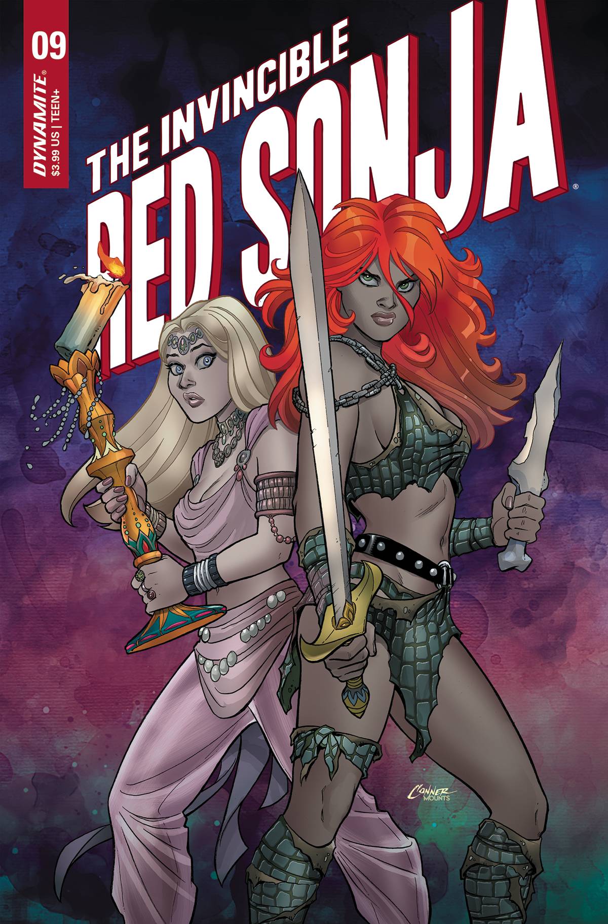 Invincible Red Sonja #9 A Amanda Conner (06/08/2022) Dynamite - Golden Apple Comics