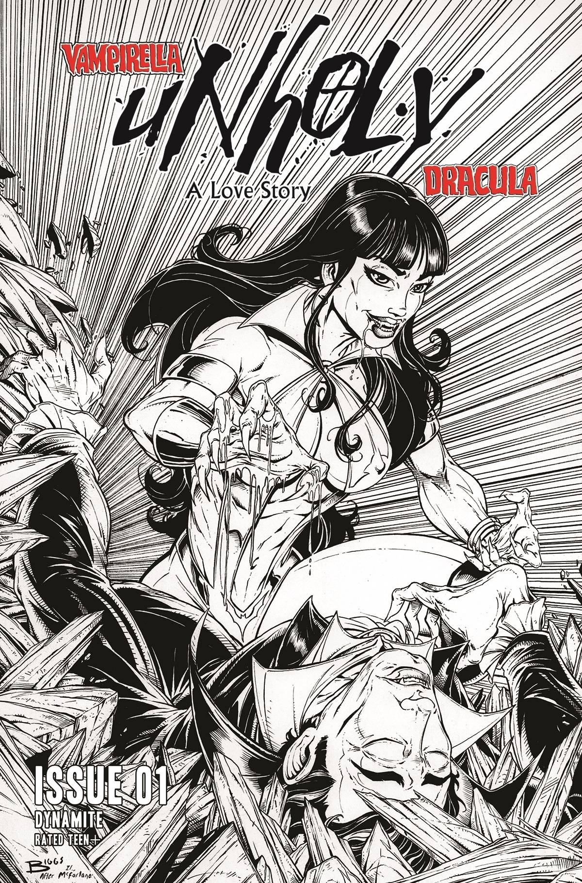 Vampirella Dracula Unholy #1 V 1:11 Jamie Biggs Amazing Spider-Man 316 Sketch Homage Variant (12/15/2021) Dynamite