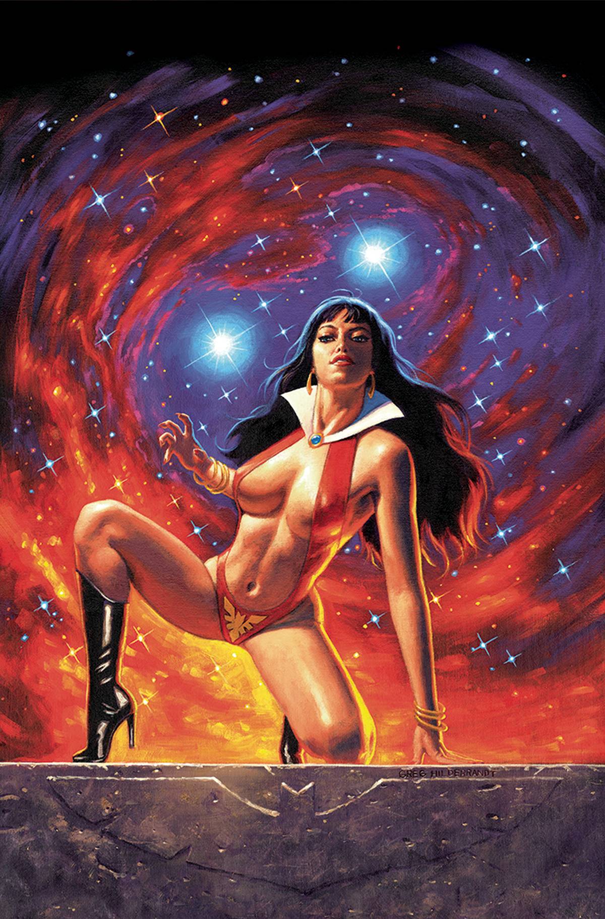 Vampirella Dracula Unholy #1 ZB 1:25 Greg Hildebrandt Variant (12/15/2021) Dynamite