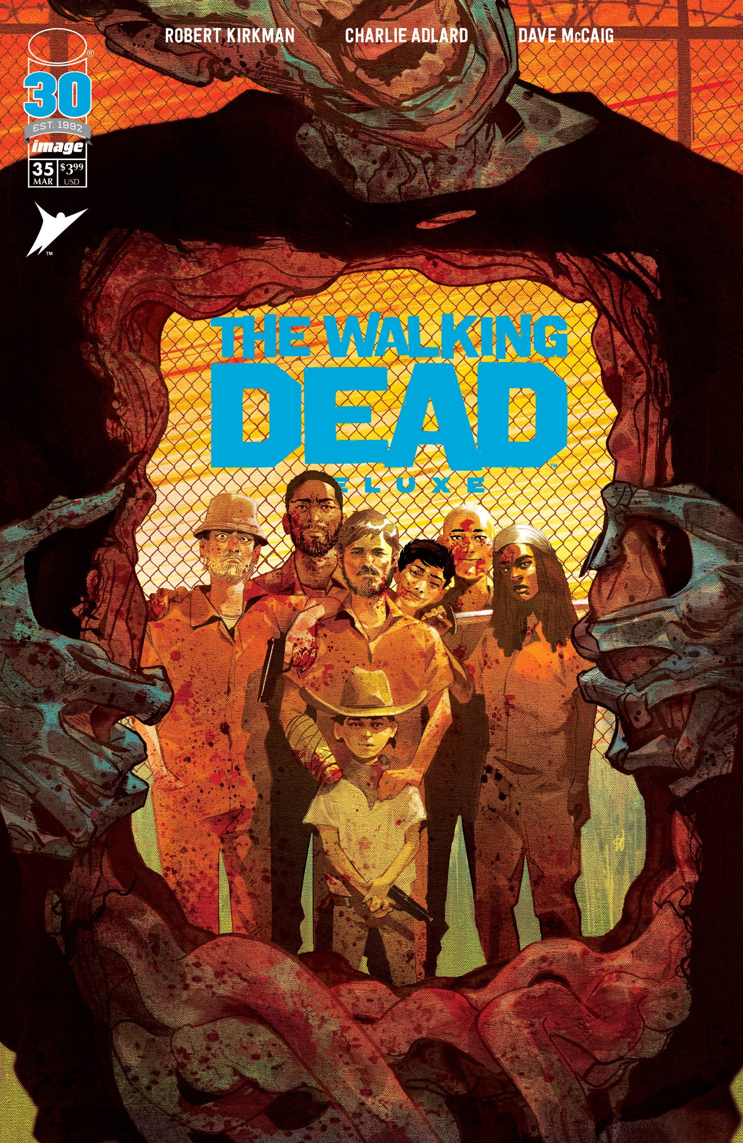 Walking Dead Dlx #35 C Mike Del Mundo Variant (Mr) (03/16/2022) Image - Golden Apple Comics