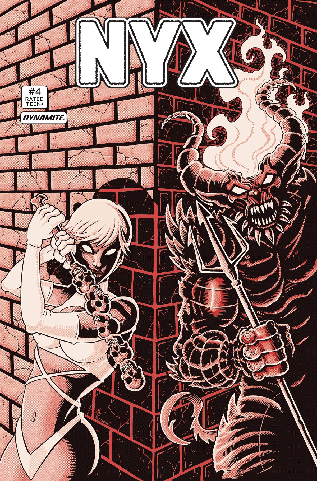 Nyx #4 J Ken Haeser TMNT Raphael 1 Homage FOC Bonus Variant (02/16/2022) Dynamite